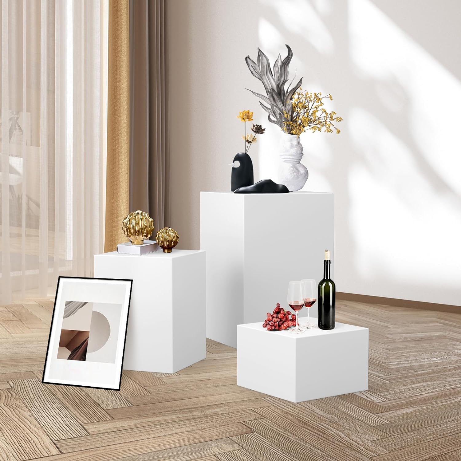 Cube Display Pedestal Stand for Jewelry Store