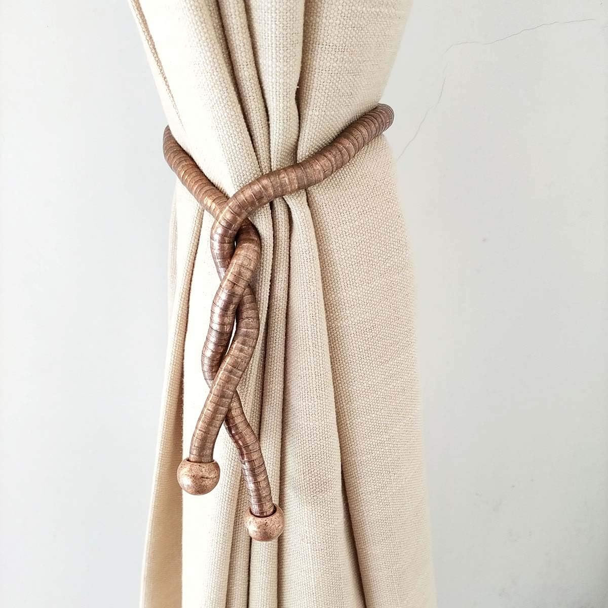 KXLIFE Antique Copper Curtain Holdbacks 2 Pack