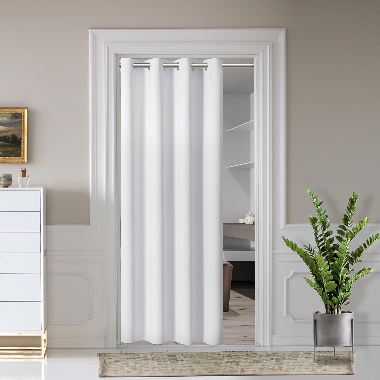 AOSKY Door Curtains for Privacy and Light Blocking