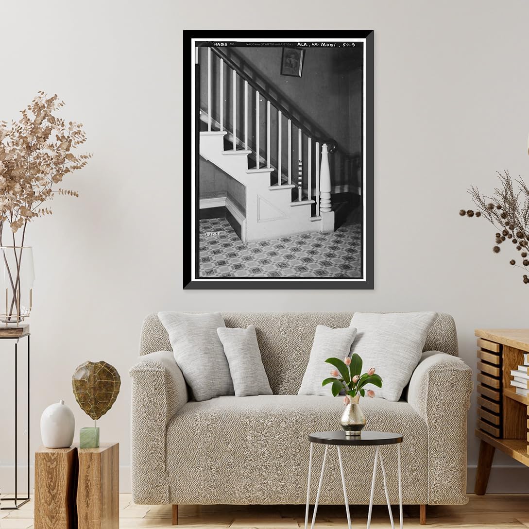 Historic Framed Print of Judge Oliver J Semmes House