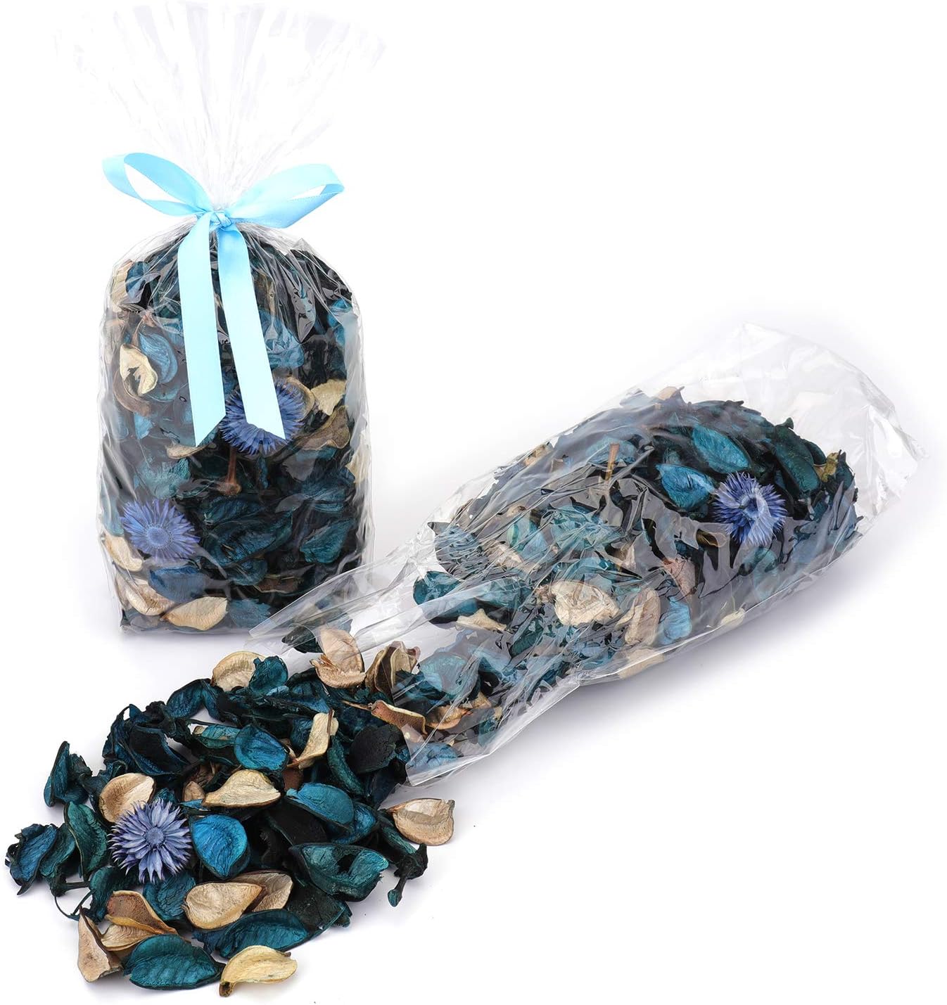 Yesland 3 Pack Potpourri Bag Ocean Scent Blue Petal 5oz