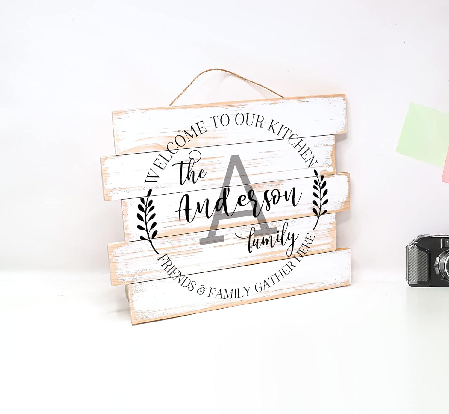 Personalized Kitchen Sign - Farmhouse Wall Art 10x12