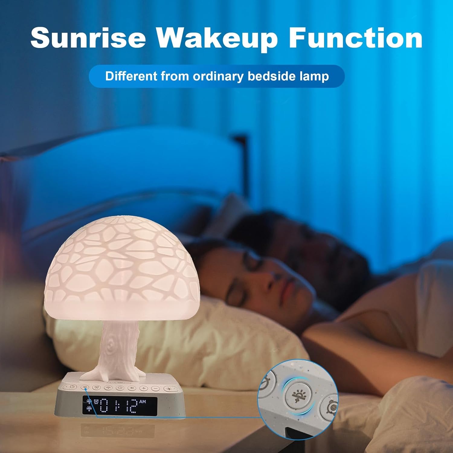 Sunrise Alarm Clock with APP Control and White Noise
