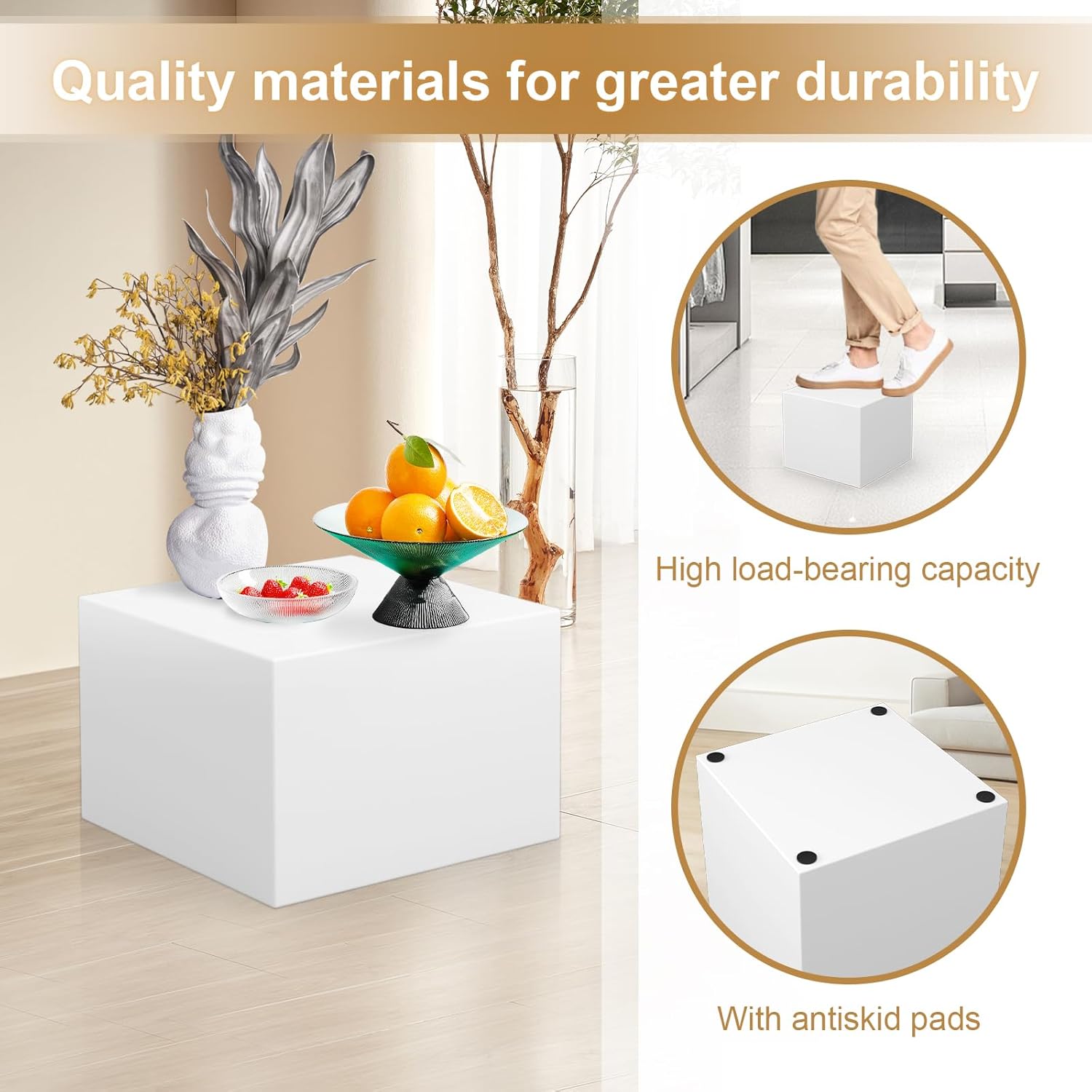 Cube Display Pedestal Stand for Jewelry Store