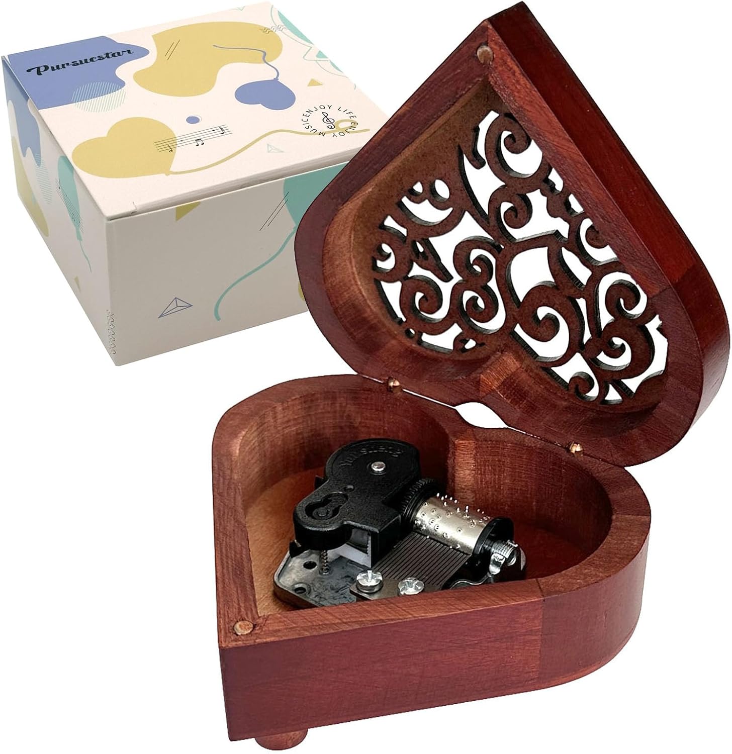 Pursuestar Greensleeves Wind Up Music Box for Lovers