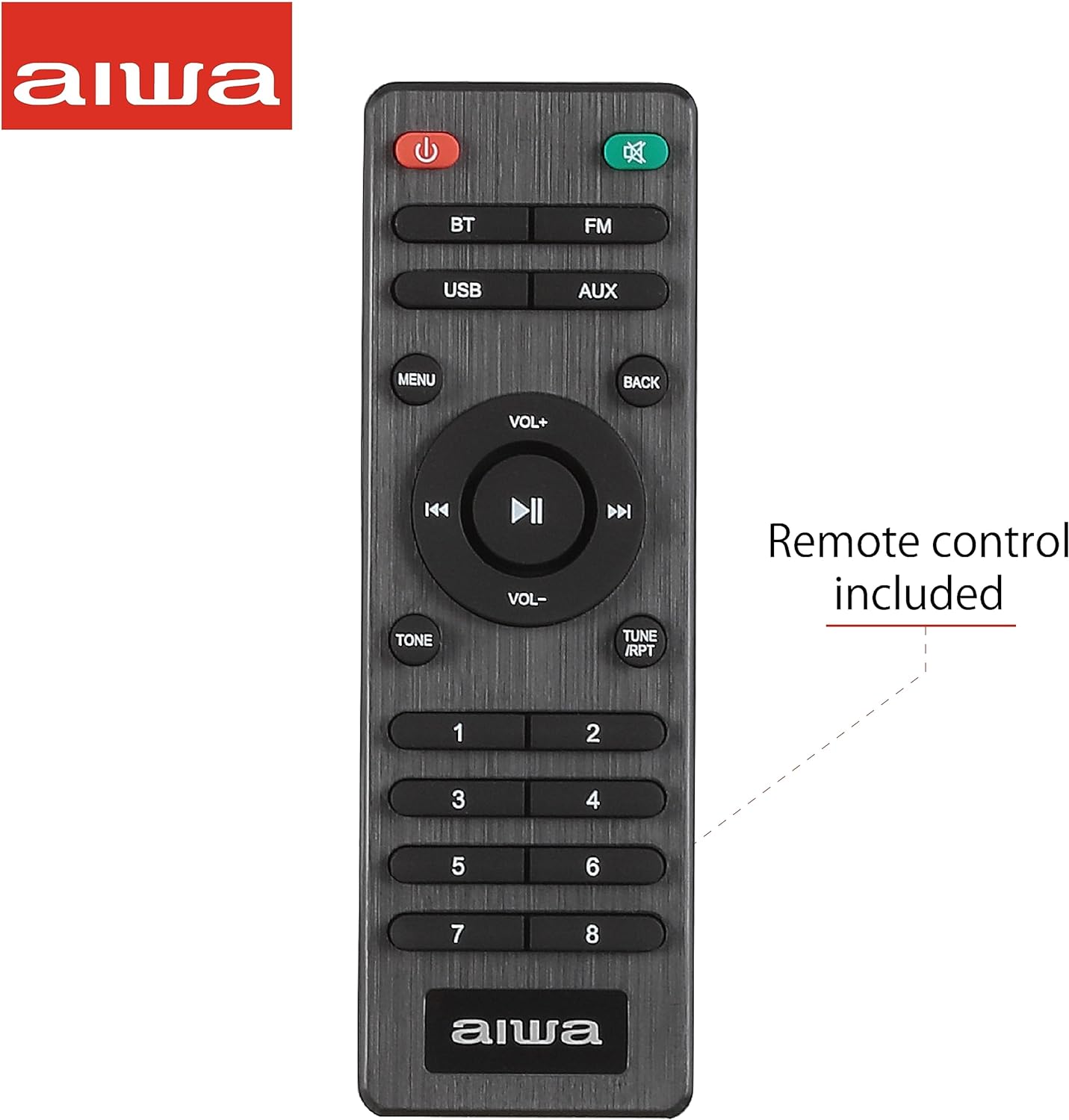 Aiwa Wireless Speaker with Bluetooth and FM Radio