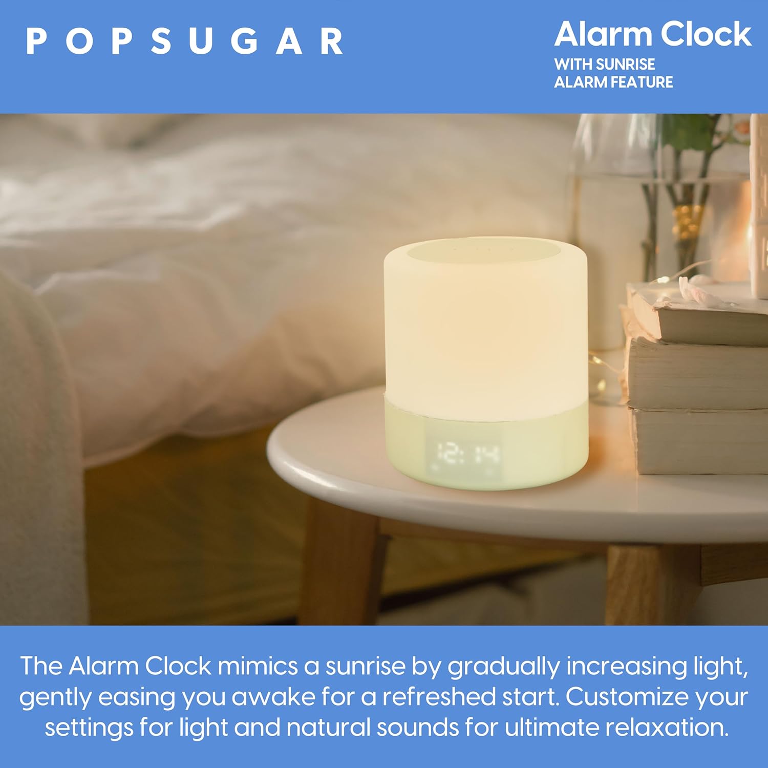 POPSUGAR Sunrise Alarm Clock with Light and Sound