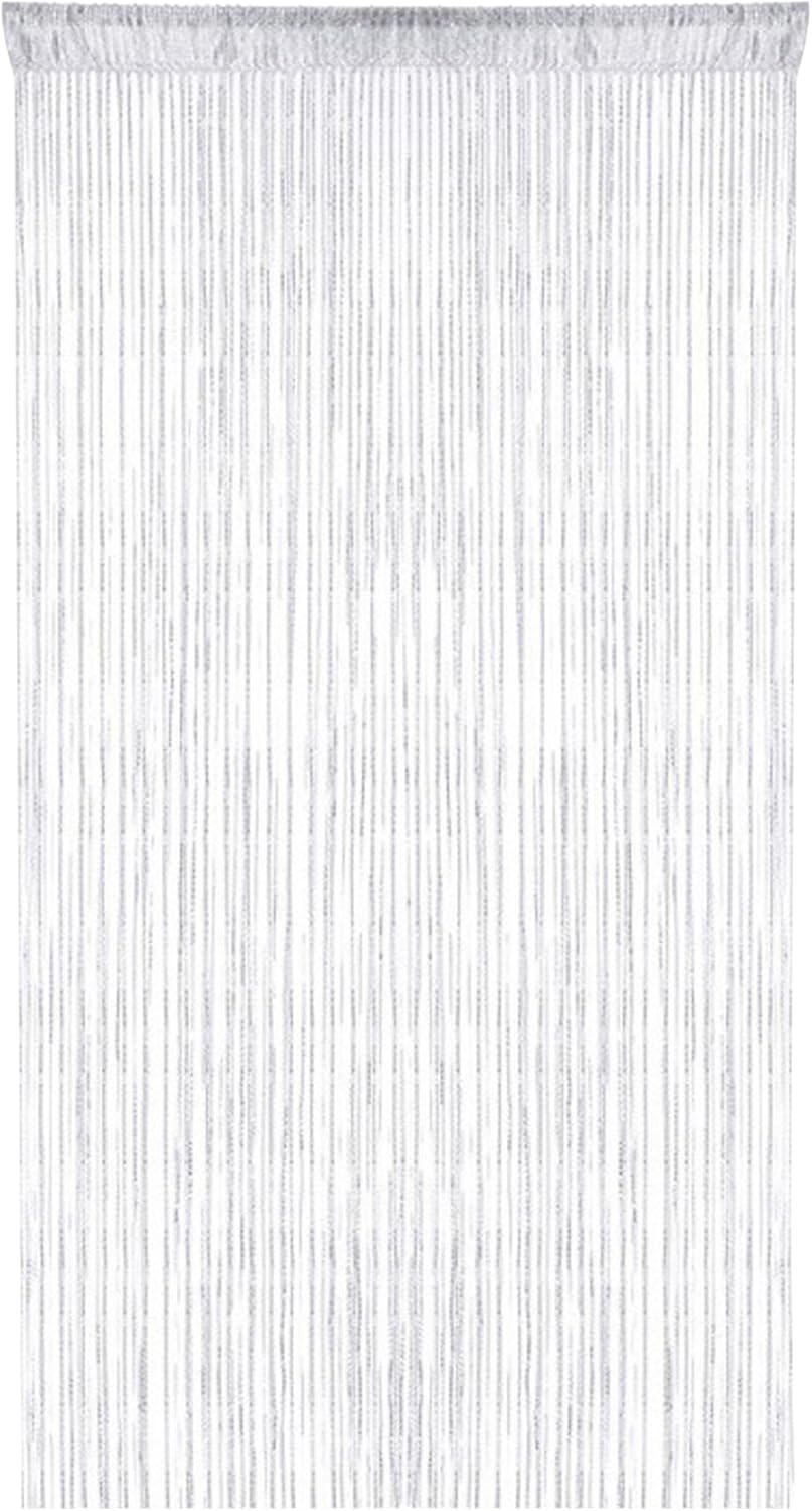 Elegant Tassel Beaded Door Curtain Fly Screen 79x39 Inch