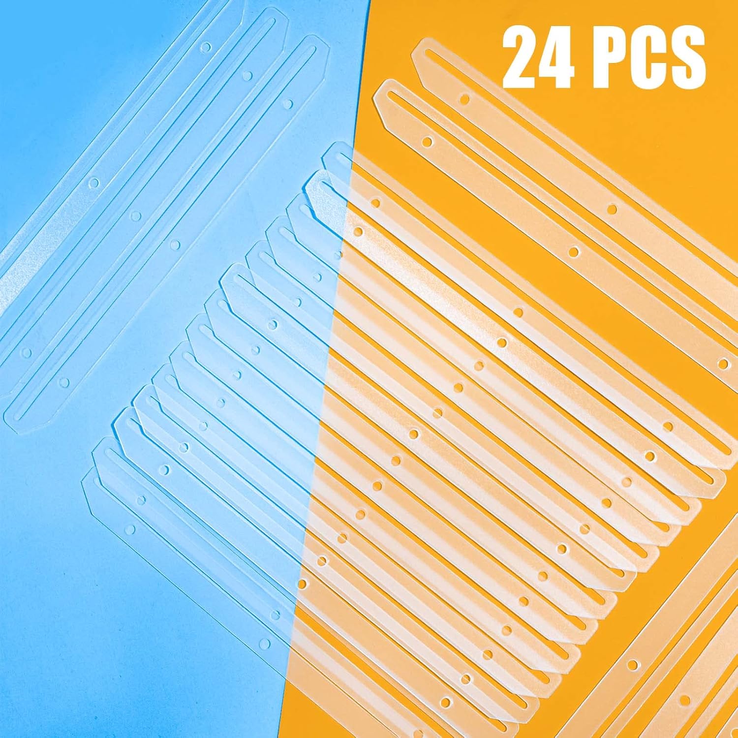 40Pcs 3 Hole Magazine Holders Organizer Strips