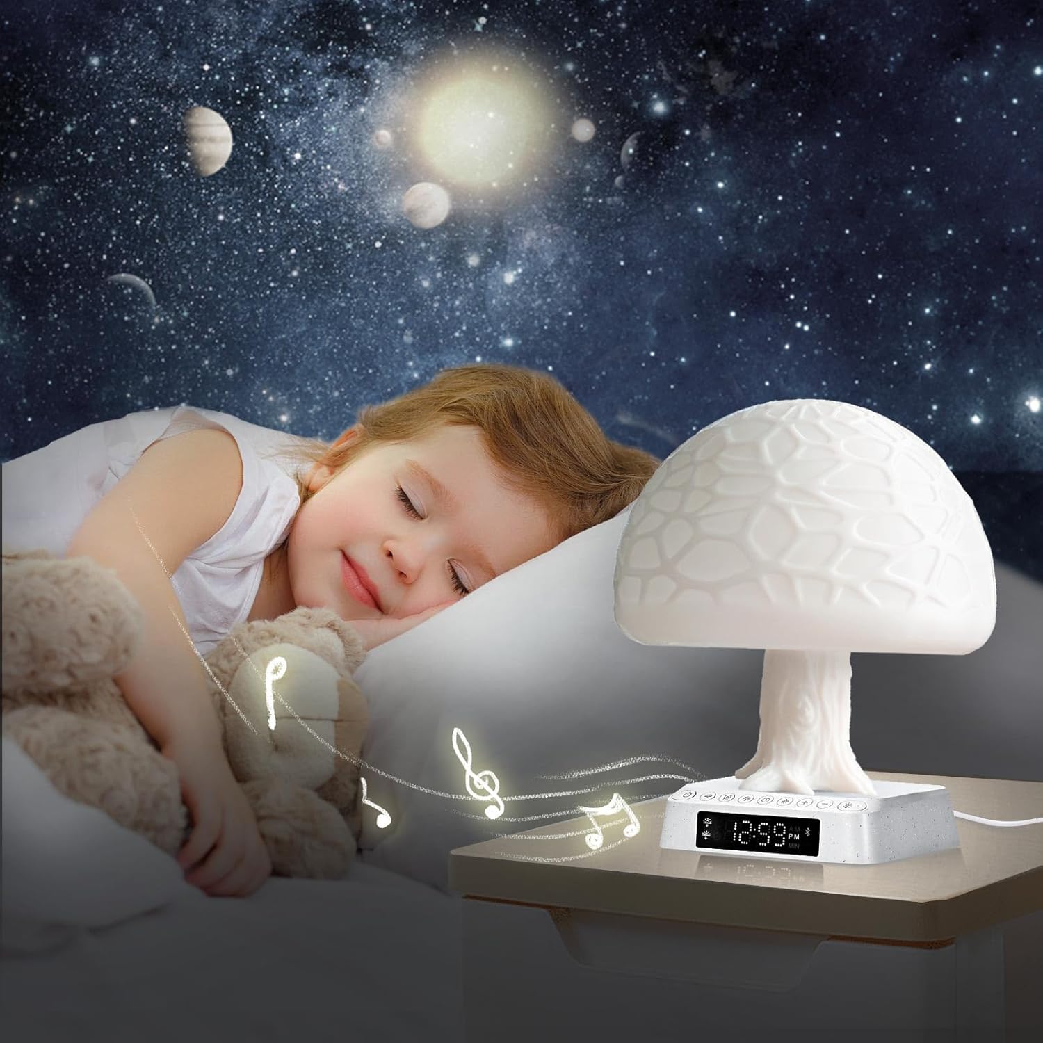 Sunrise Alarm Clock with APP Control and White Noise