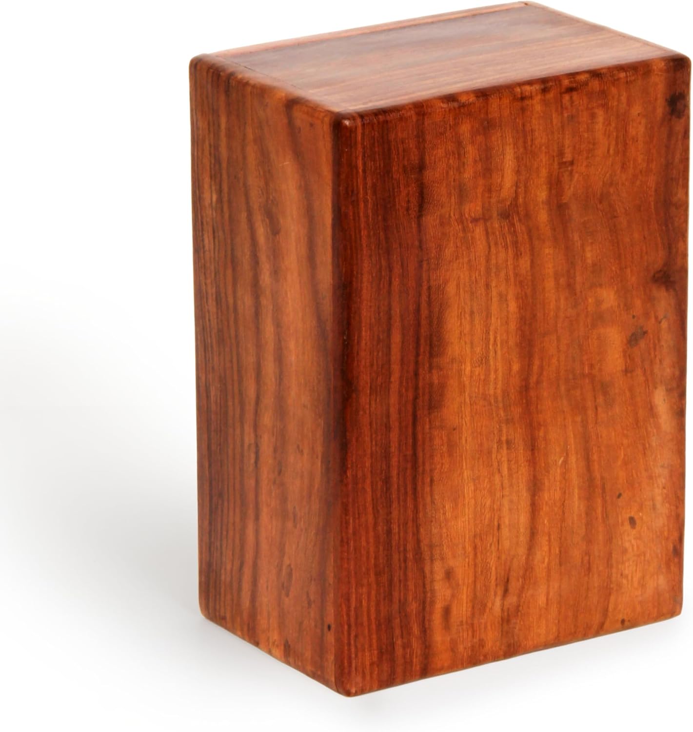 TrendBell Handcrafted Wooden Urn Box for Human and Pet Ashes 7x5 Inch