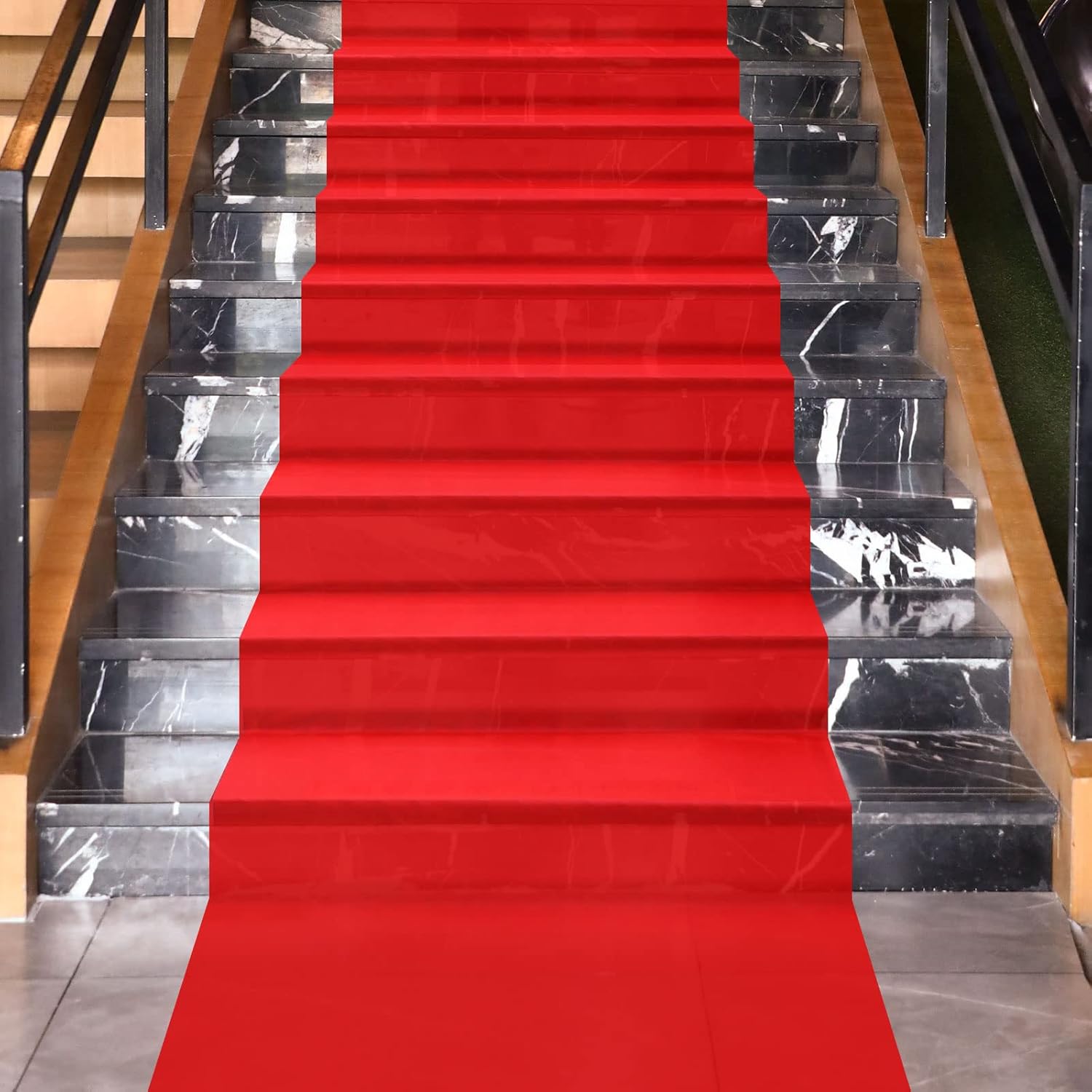 Shappy Red Carpet Runner Rug for Party Events