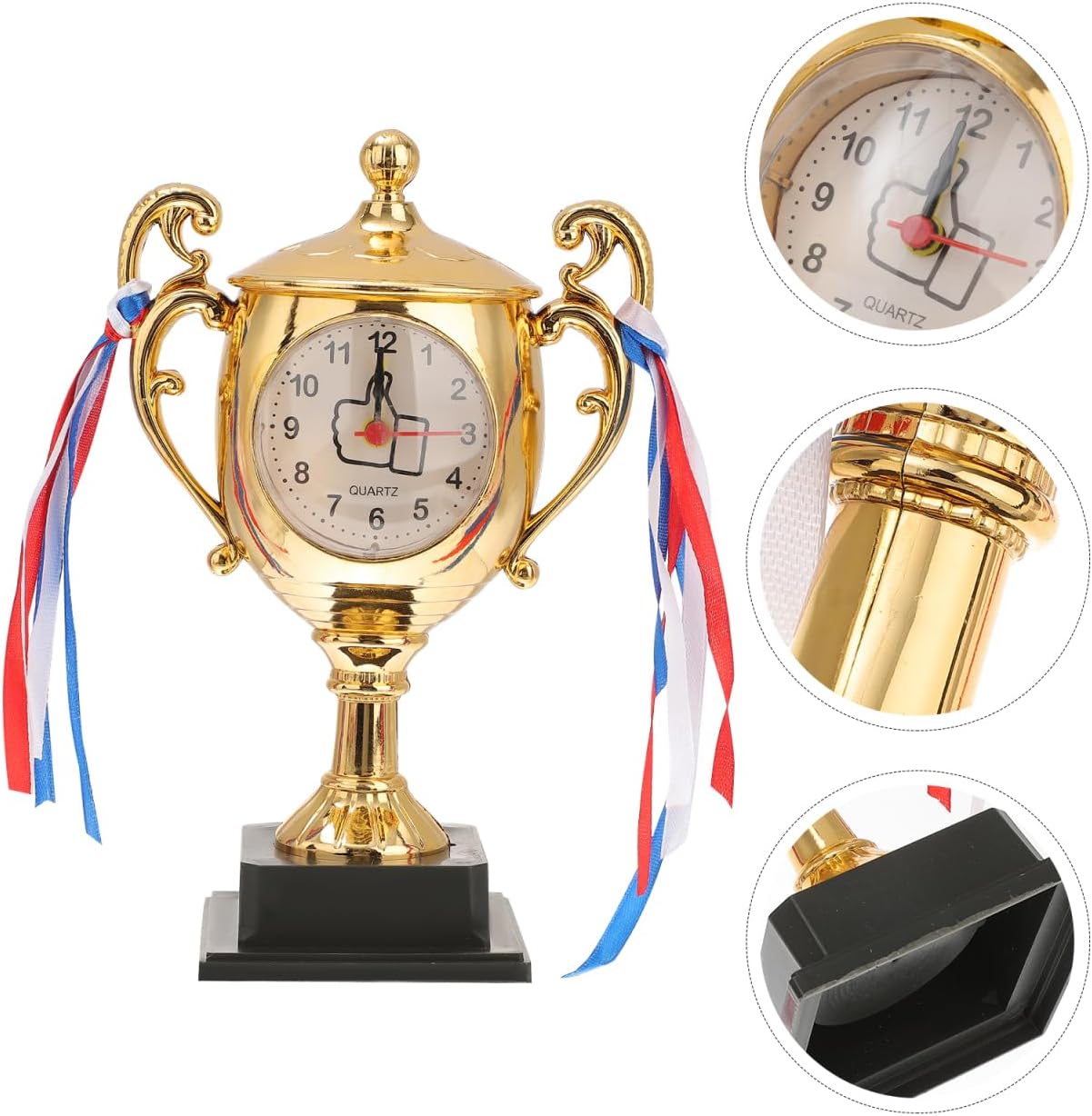 KESYOO Gold Trophy Alarm Clock for Kids and Adults