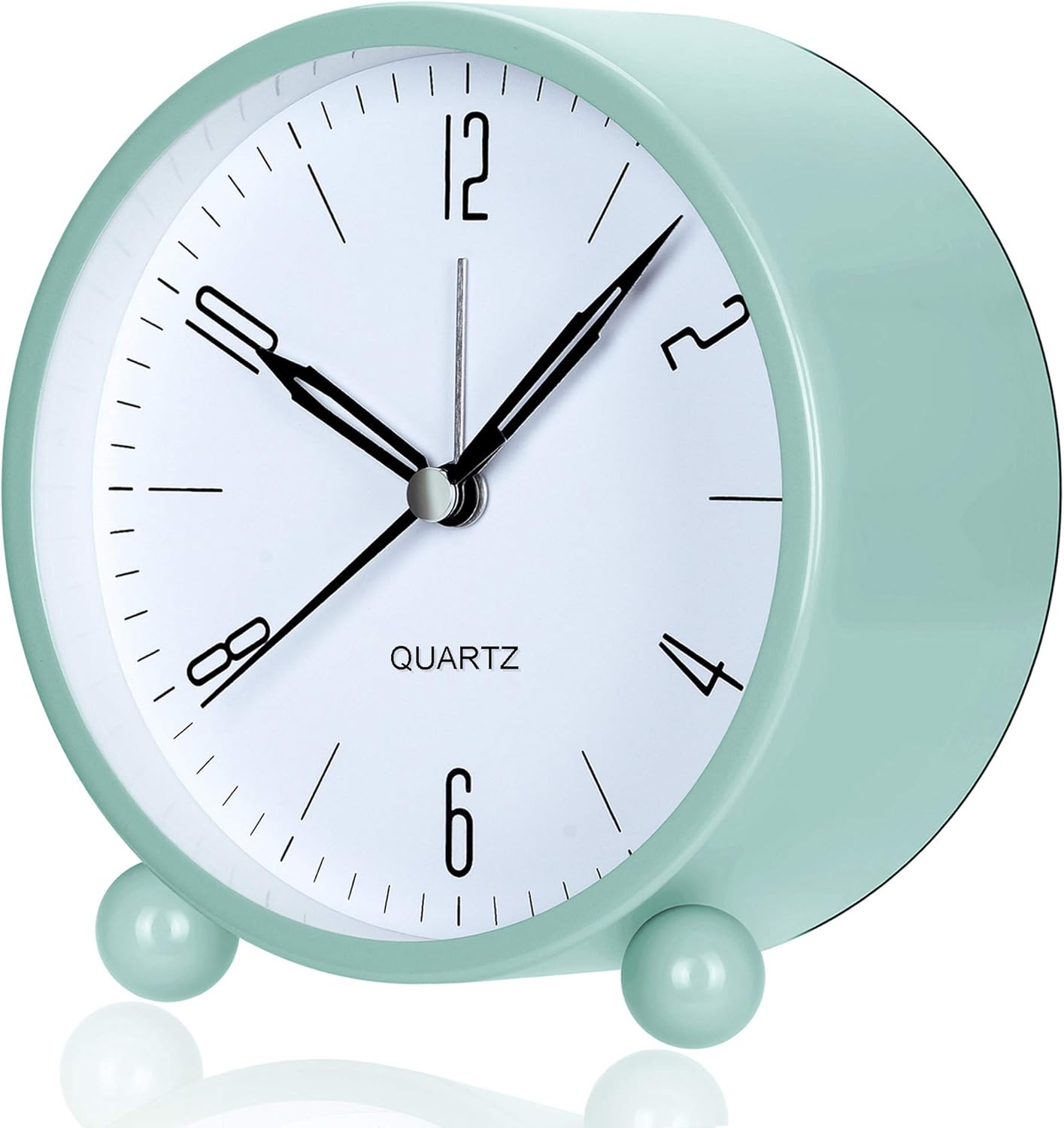 OUTWIT Analog Alarm Clock with Silent Quartz Movement