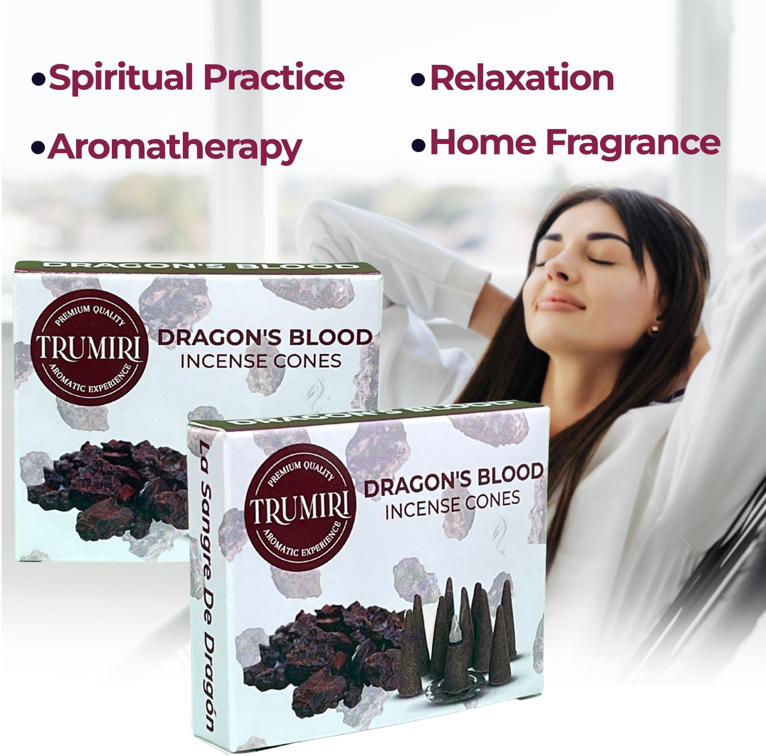 Dragons Blood Incense - 60 Cones Six Packs of 10