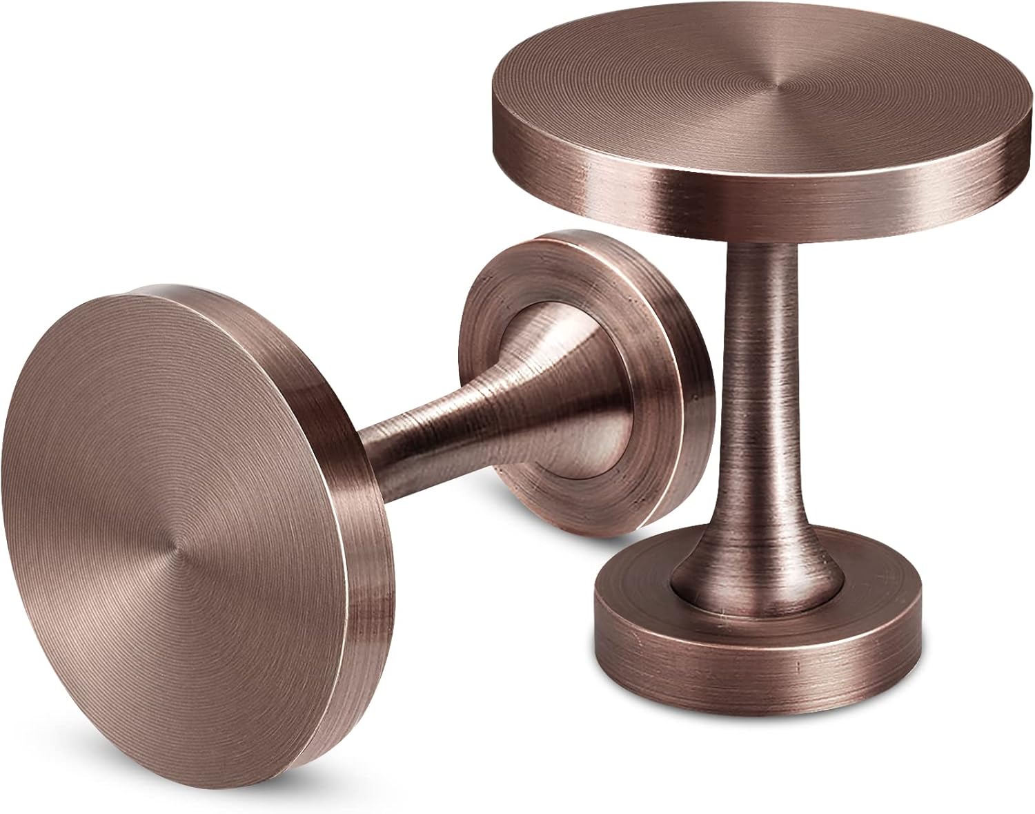 SEGNAYEN Copper Curtain Holdbacks 2 Pack Modern Wall Hooks