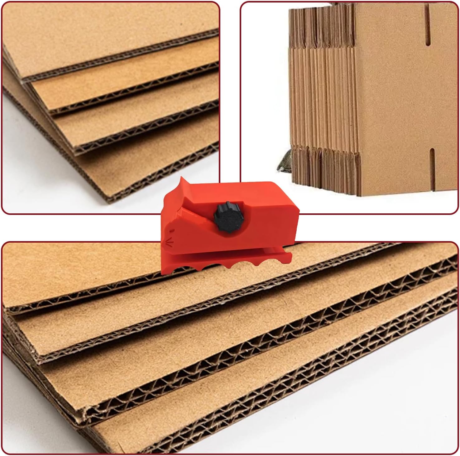 ROBOHOOK Cardboard Cutter for Cat Scratchers and DIY Projects Red