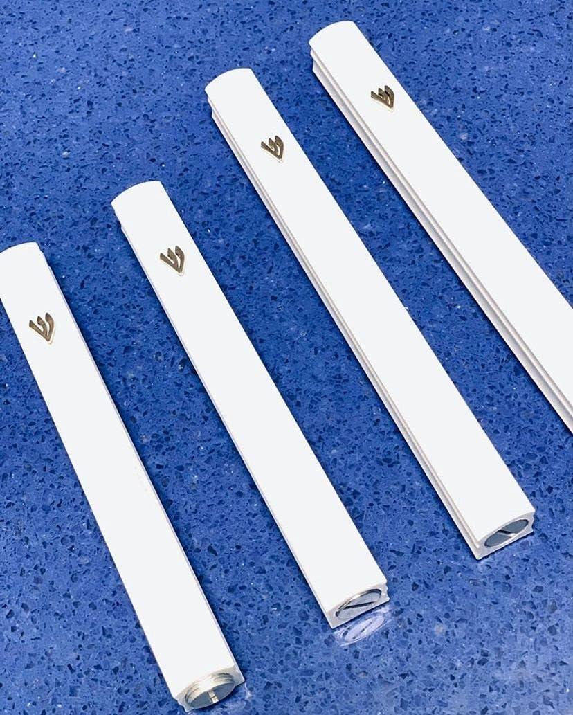 AS Mezuzot Silver Shin Design Mezuzah Case for Home Blessing