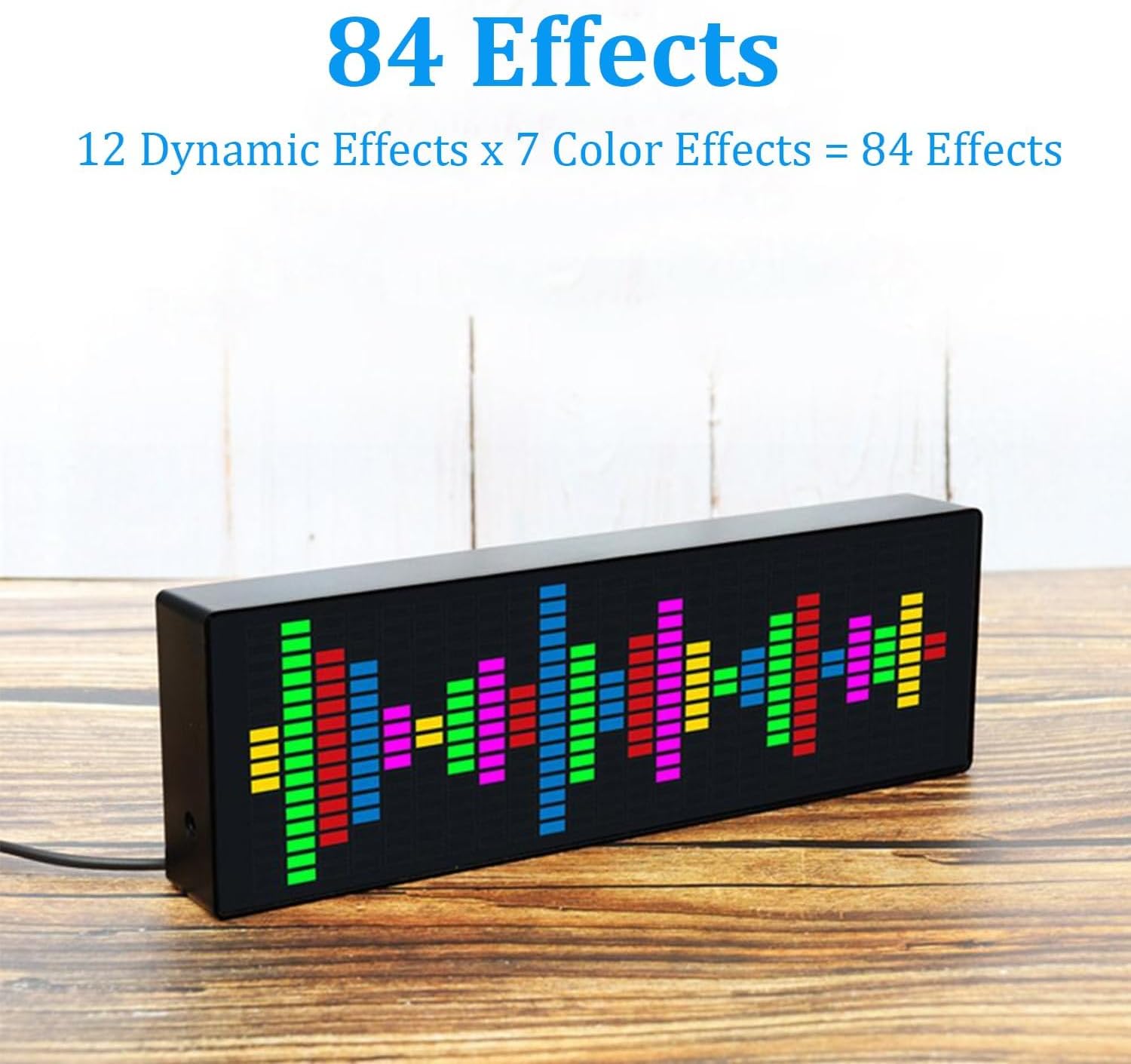 Drphiru RGB Audio Visualizer Alarm Clock