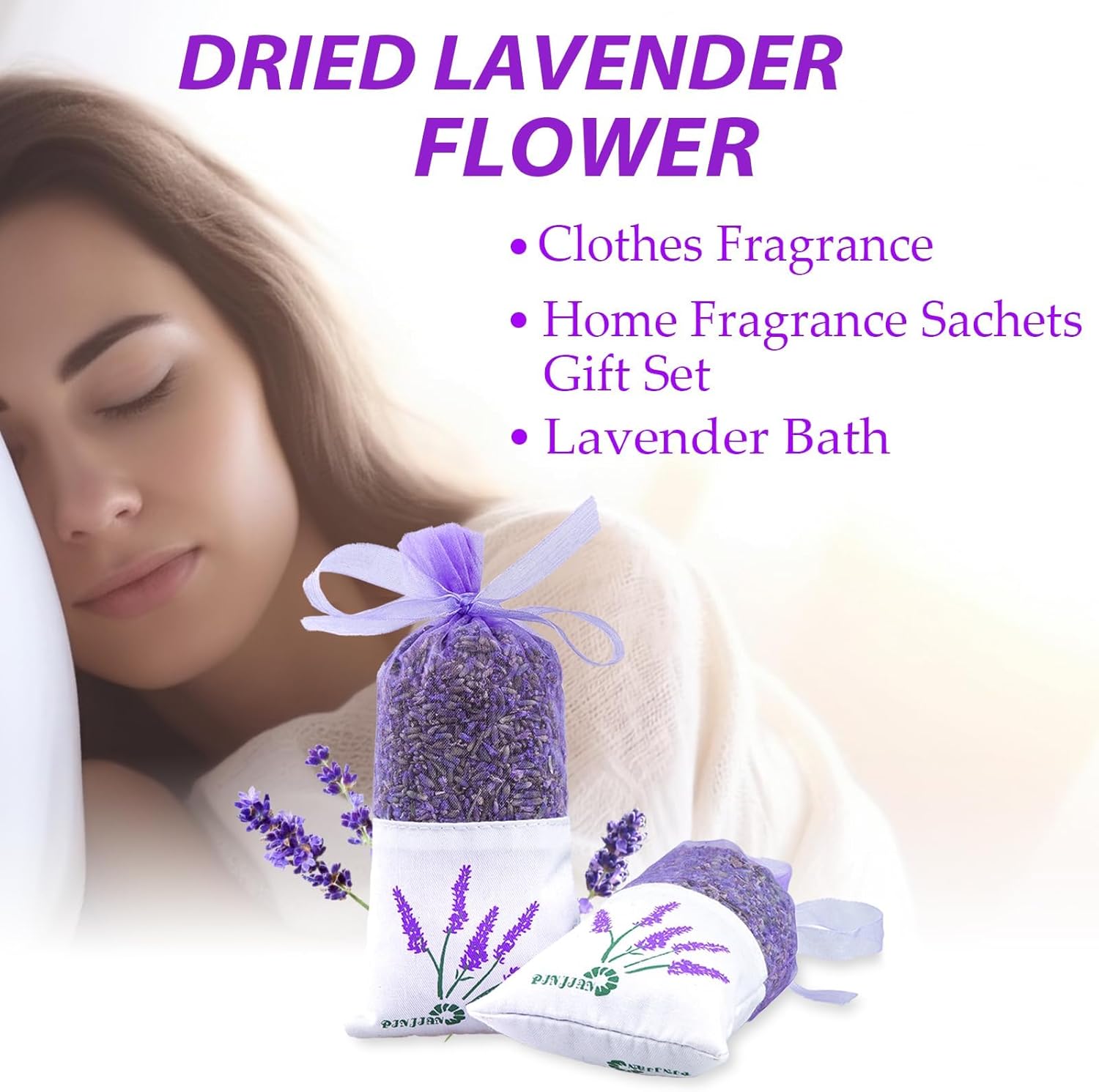 8 Pack Lavender Sachet Bags for Closets and Drawers