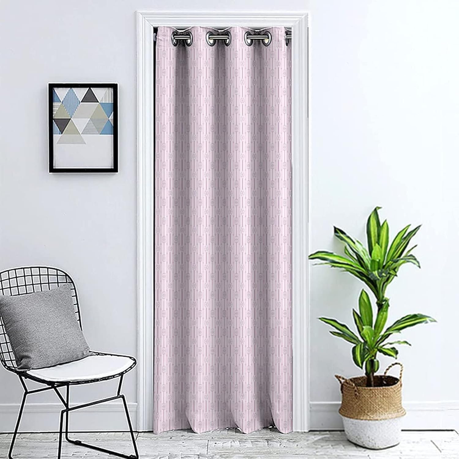 XISUNYA Door Curtain Panel 42x80 Inch Blackout Drapes