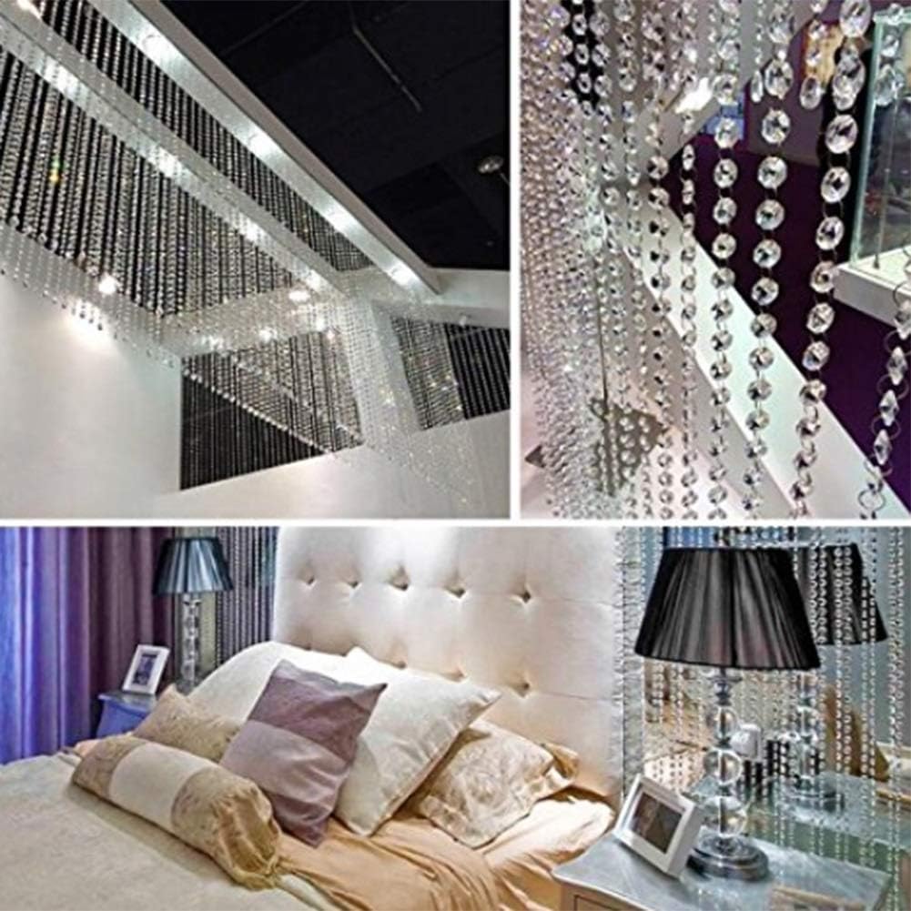 Crystal Beaded Curtain for Decor and Lighting