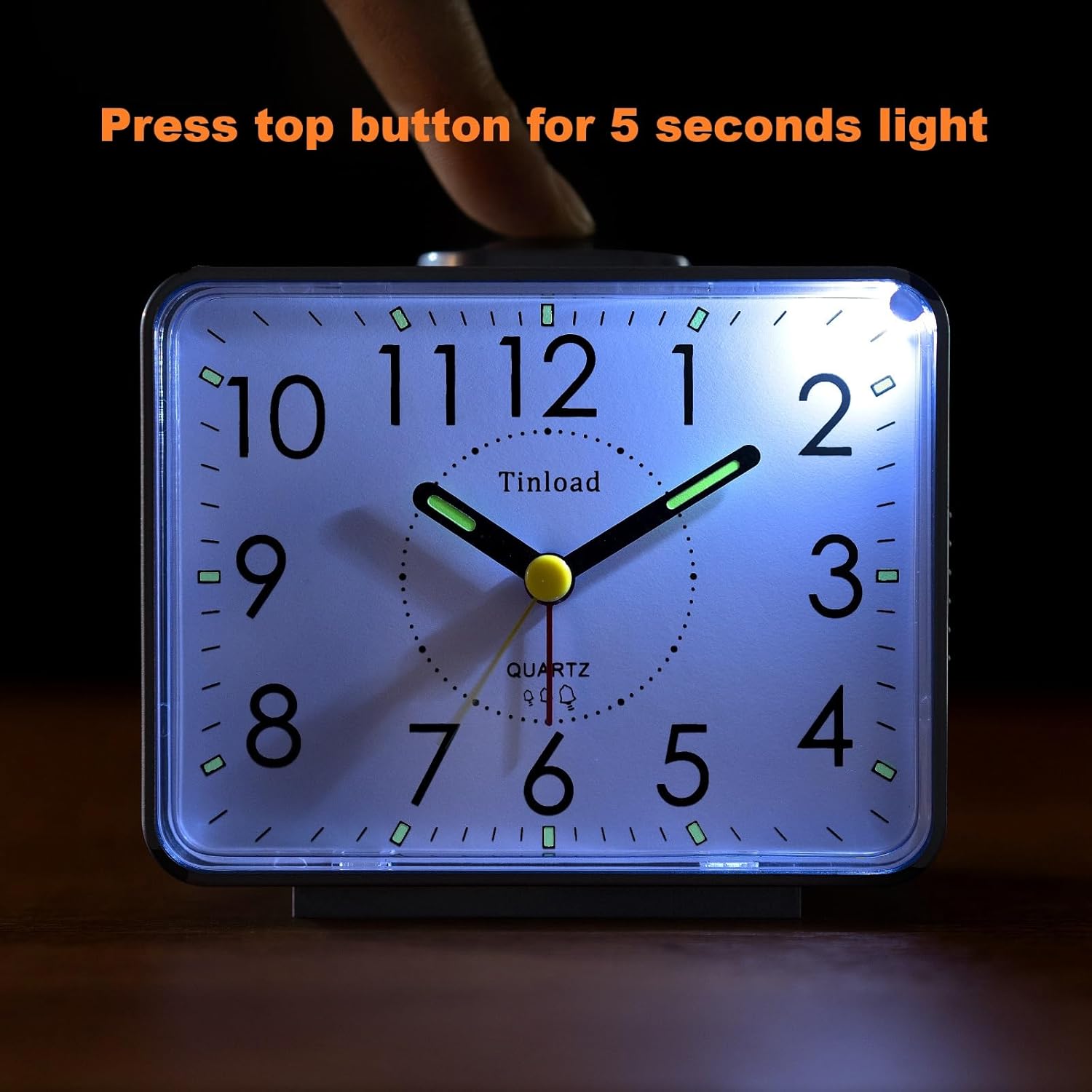 Loud Alarm Clock with Silent Mode for Heavy Sleepers