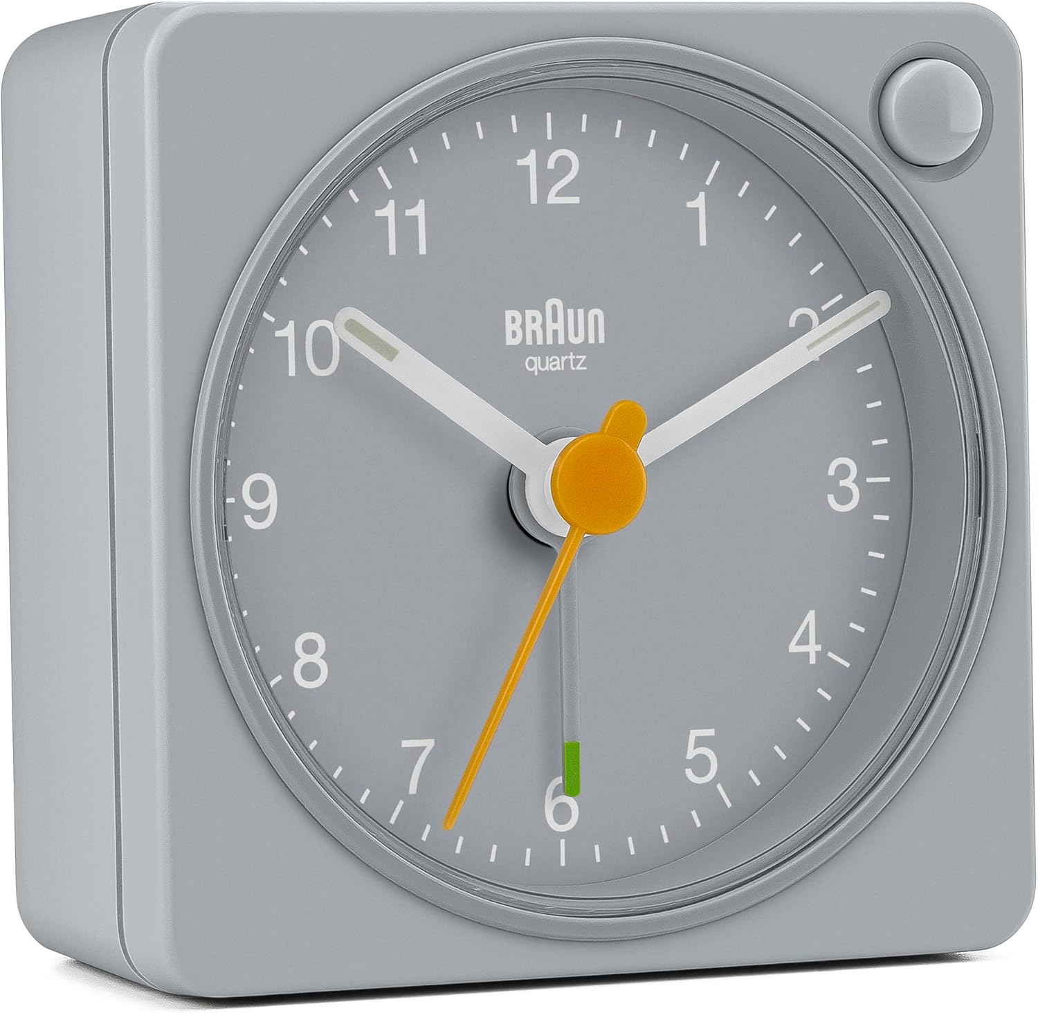 Braun Classic Travel Analogue Alarm Clock with Snooze and Light