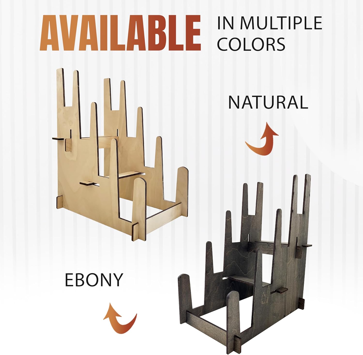Wood Display Stand - 3-Tier Sturdy Stylish