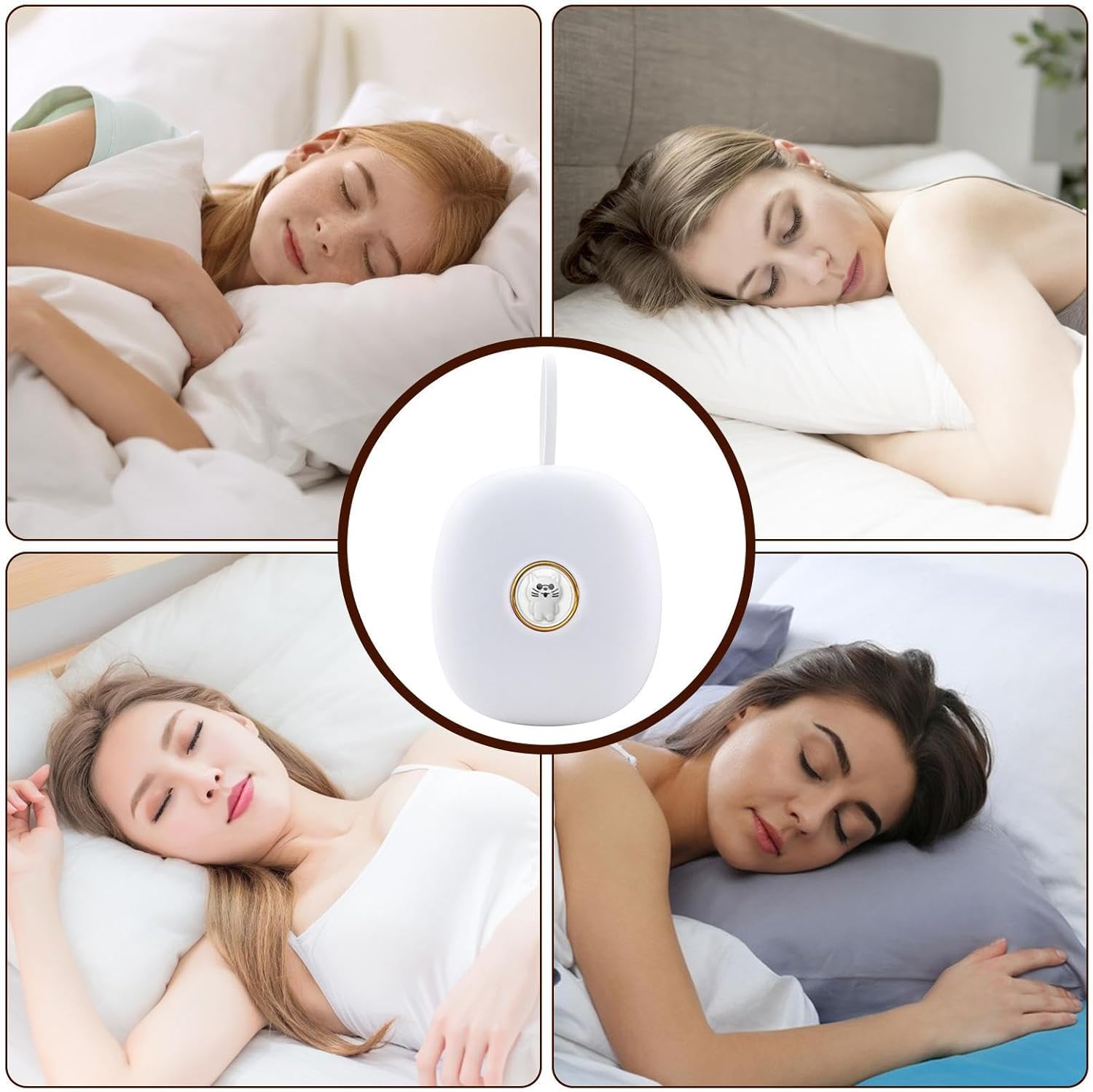 Battery Operated Vibrating Alarm Clock for Deep Sleepers and Deaf Users