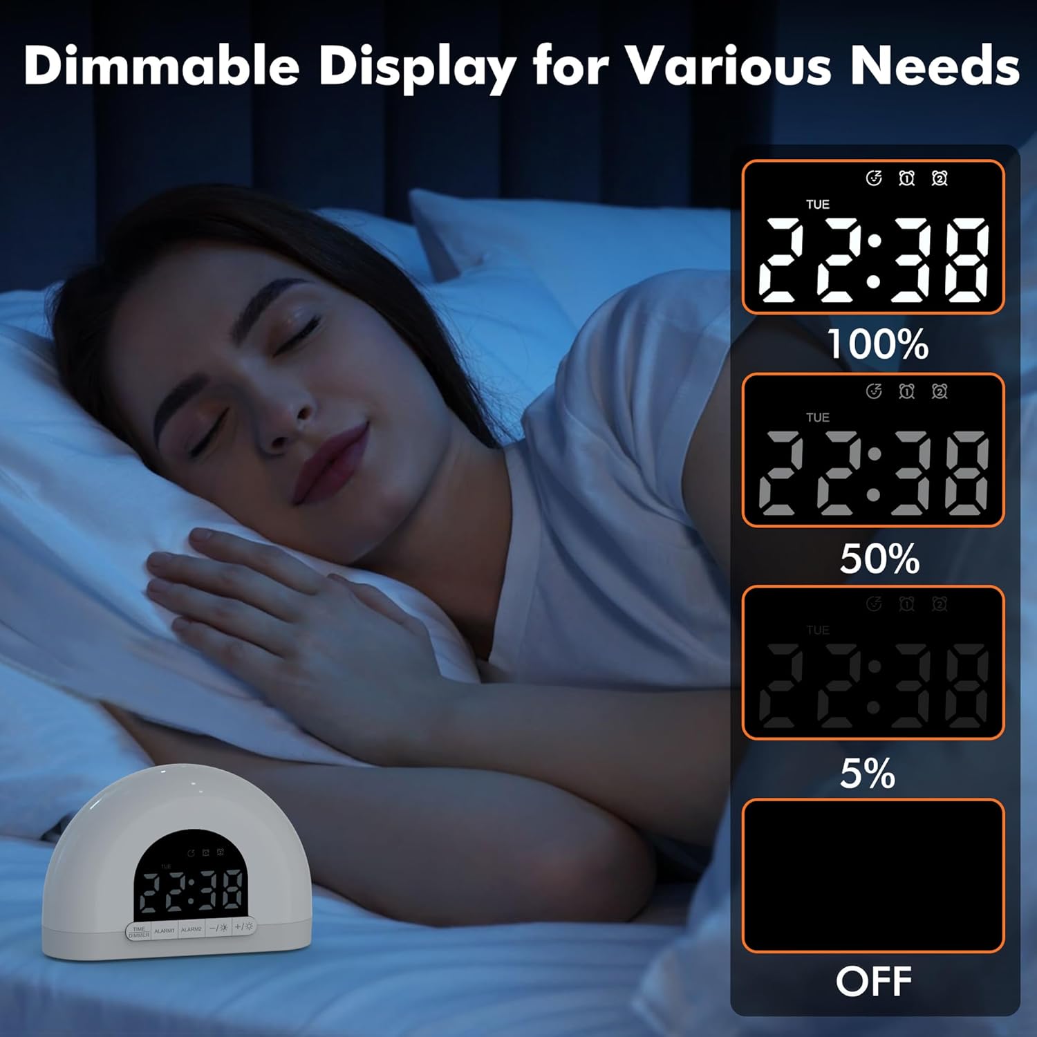 Te-Rich Sunrise Alarm Clock for Kids and Adults