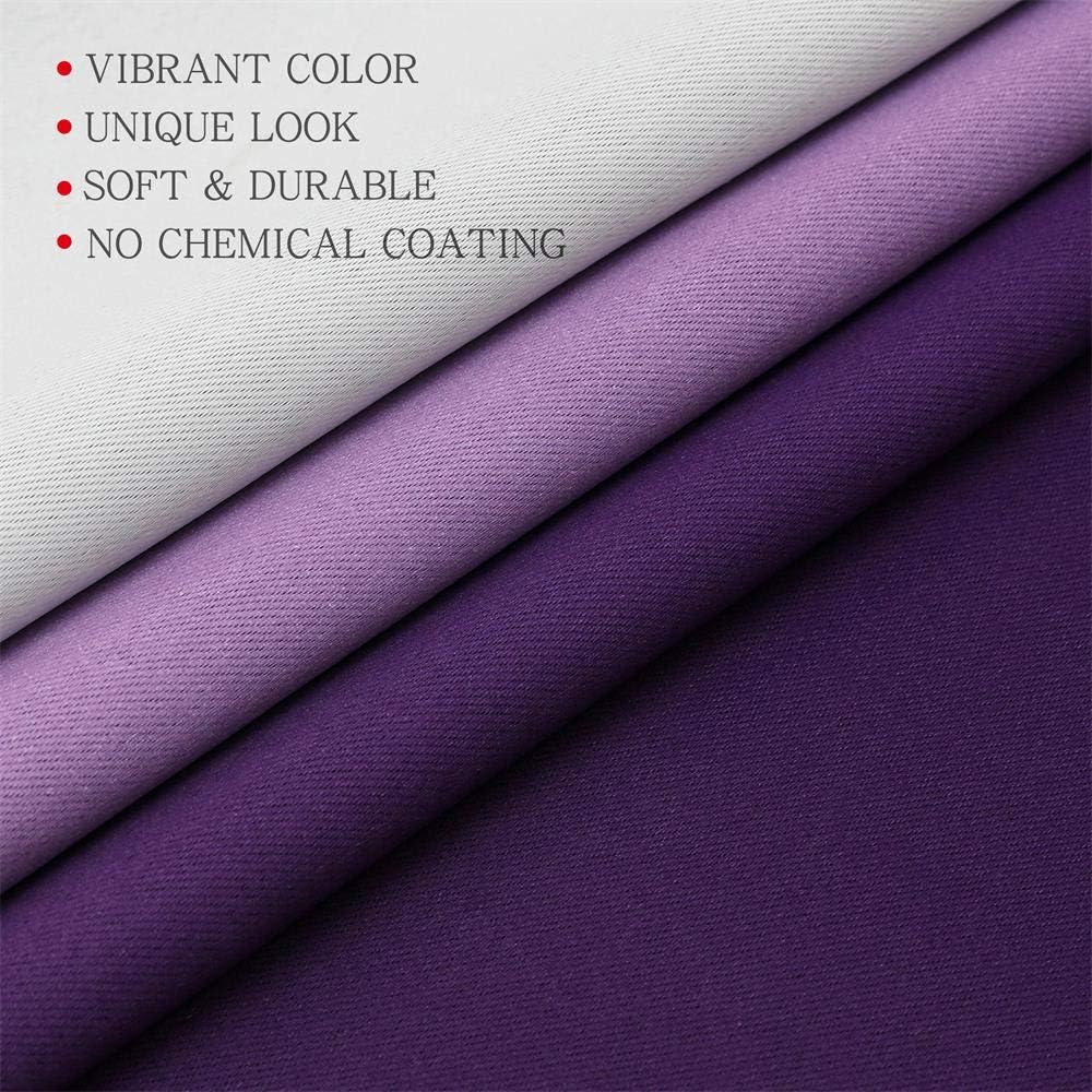G2000 Ombre Blackout Curtains 2 Panels Set