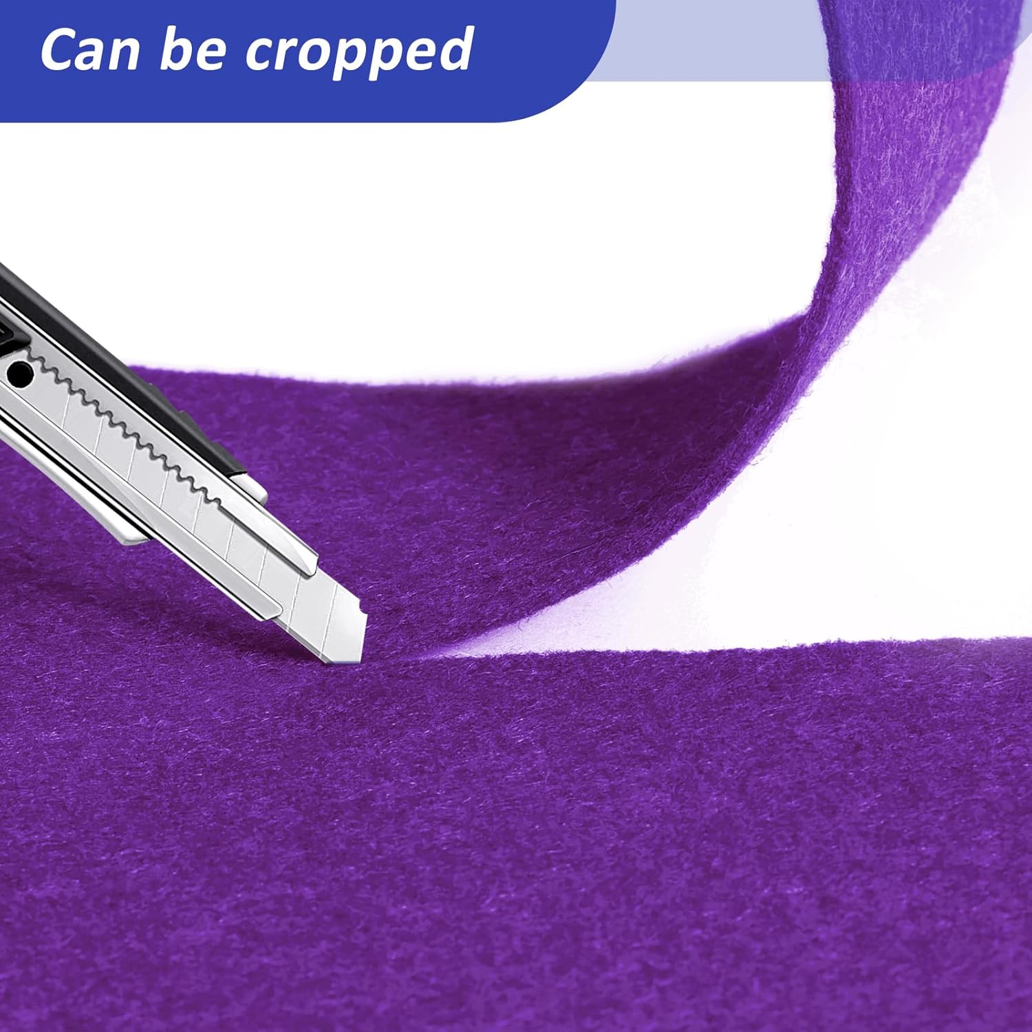 Purple Carpet Runner for Party 25x15ft 120GSM Runway Rug