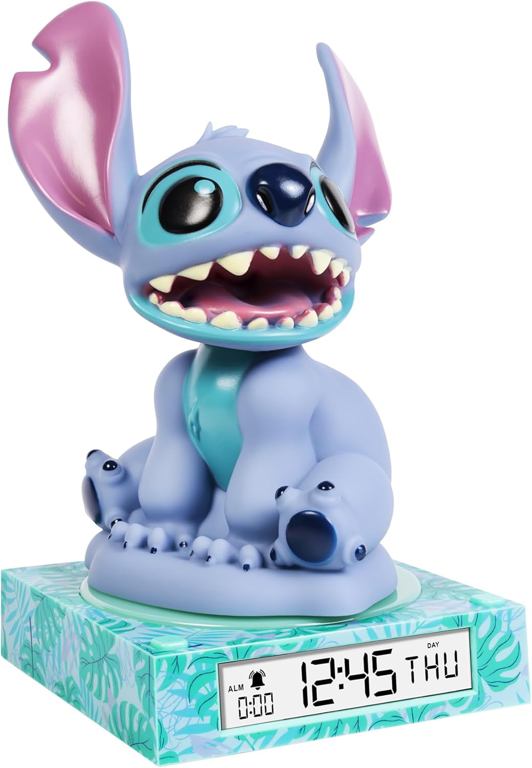 Disney Stitch 3D Night Light Alarm Clock