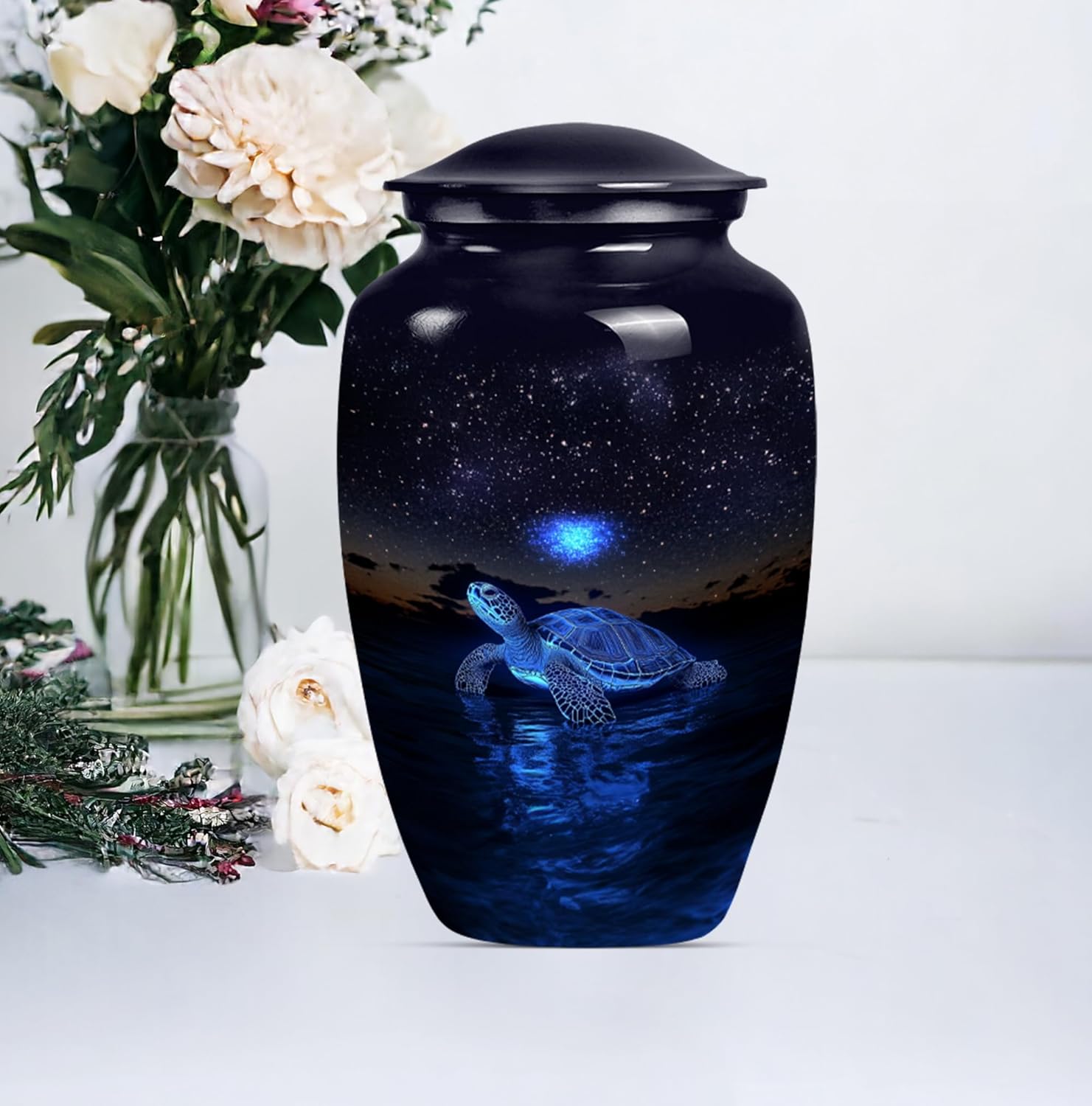 Turtle Urn for Ashes - Set of 1 10 Inch