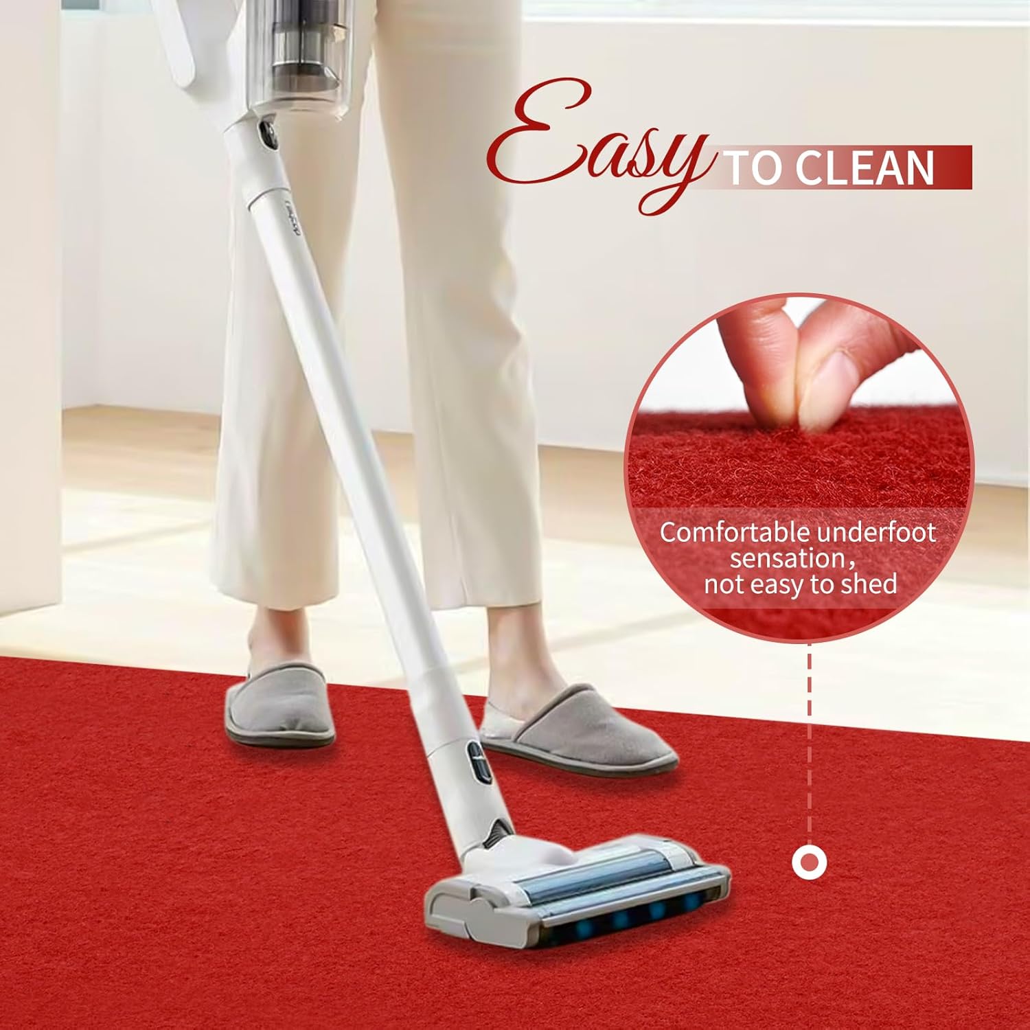 Luxury Red Carpet Runner 3x10 ft Non-Slip Rubber Backing