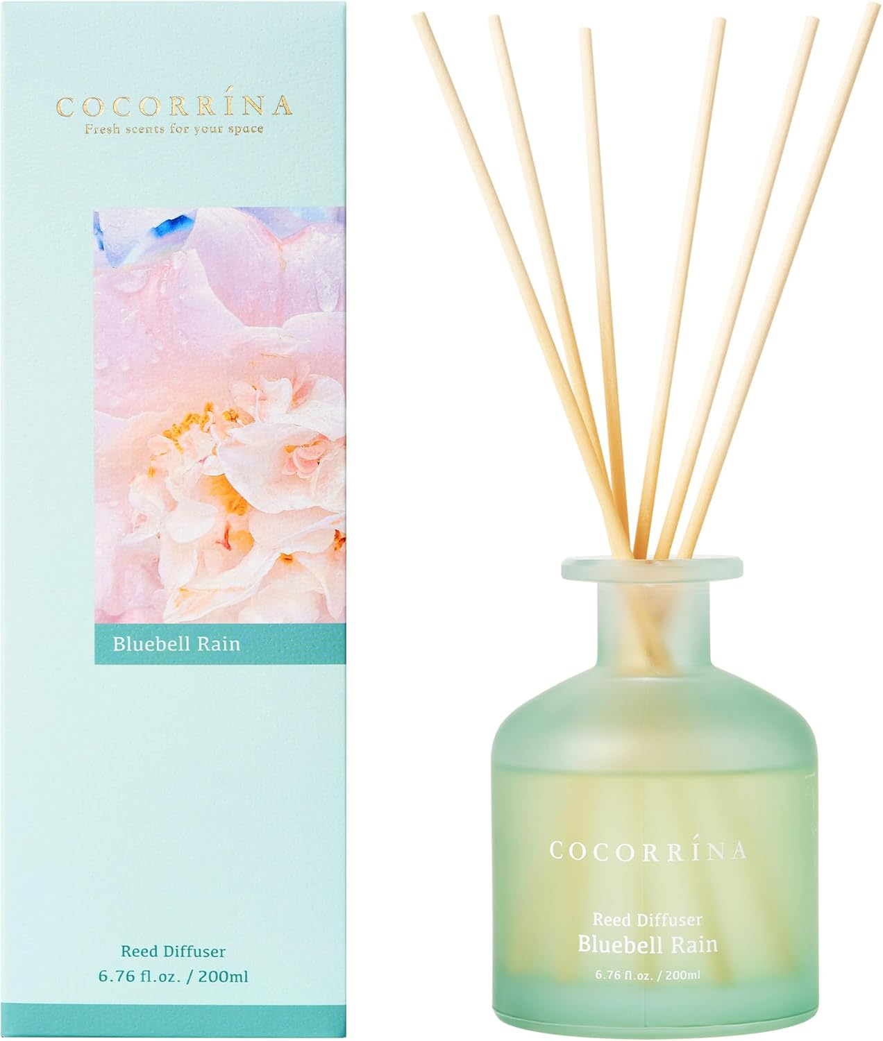Cocorrna Bluebell Rain Reed Diffuser 676oz Set