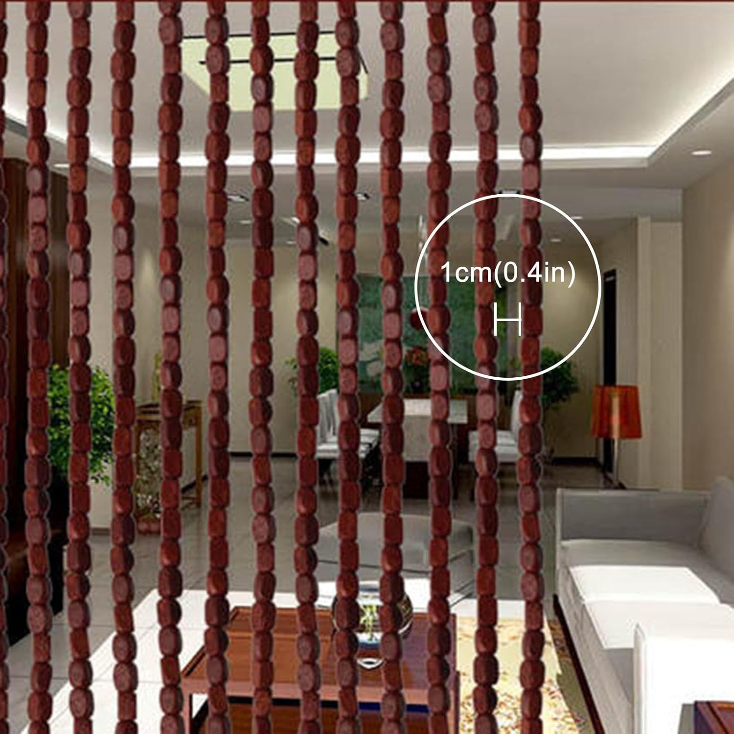 Jolan Bamboo Bead Curtain for Doors