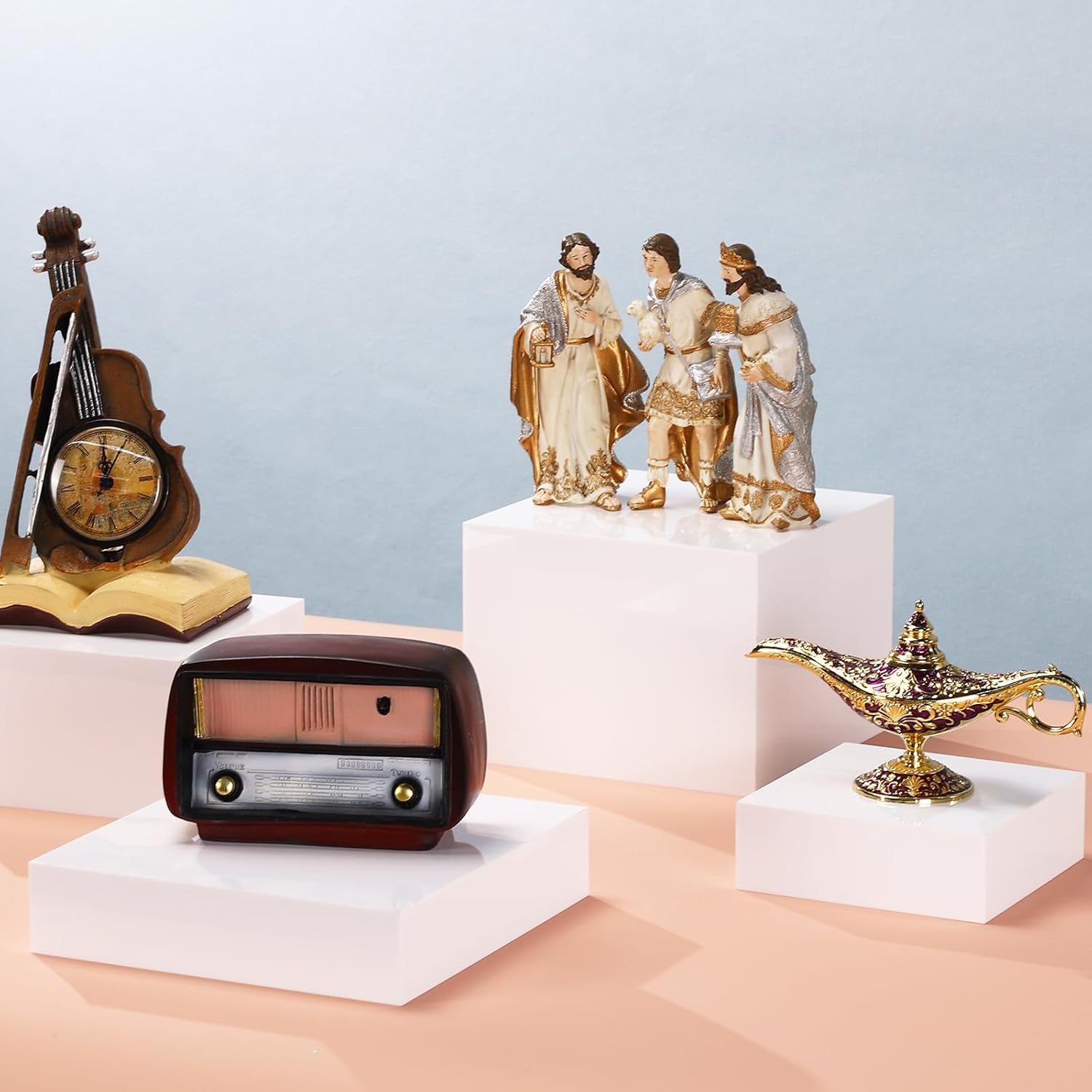 6 Pack Acrylic Display Boxes for Parties and Events