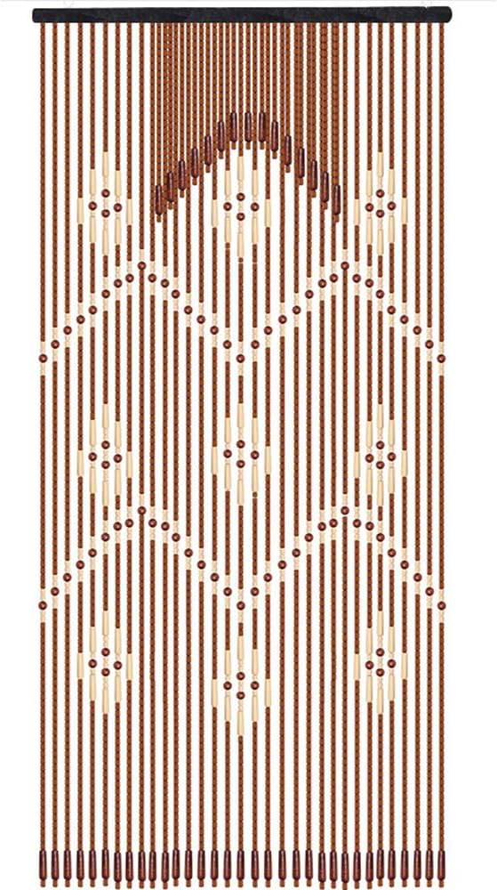 CNCEST Wooden Bead Curtain 32 Lines 90x175cm
