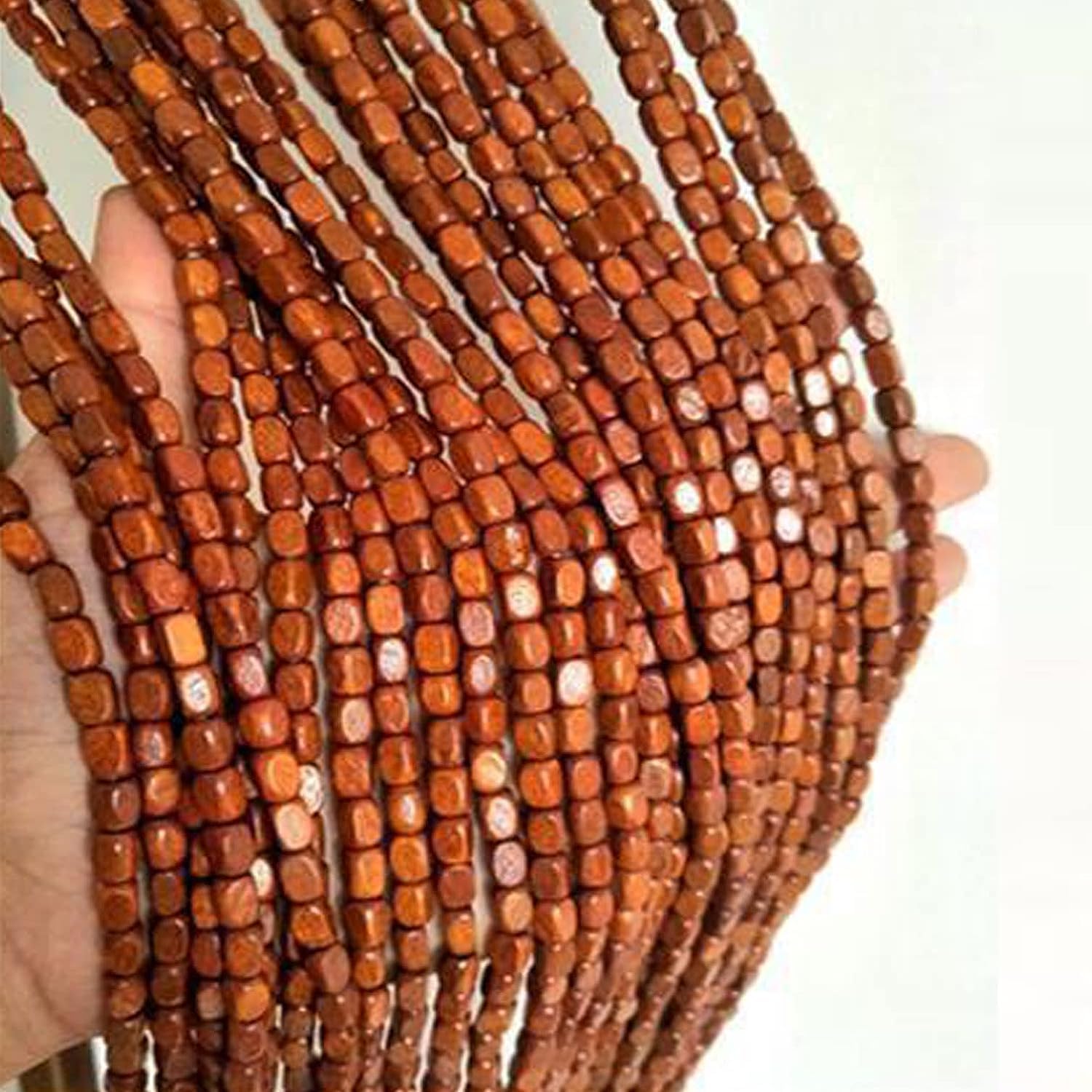 Retro Wood Beaded Curtain for Privacy and Decor