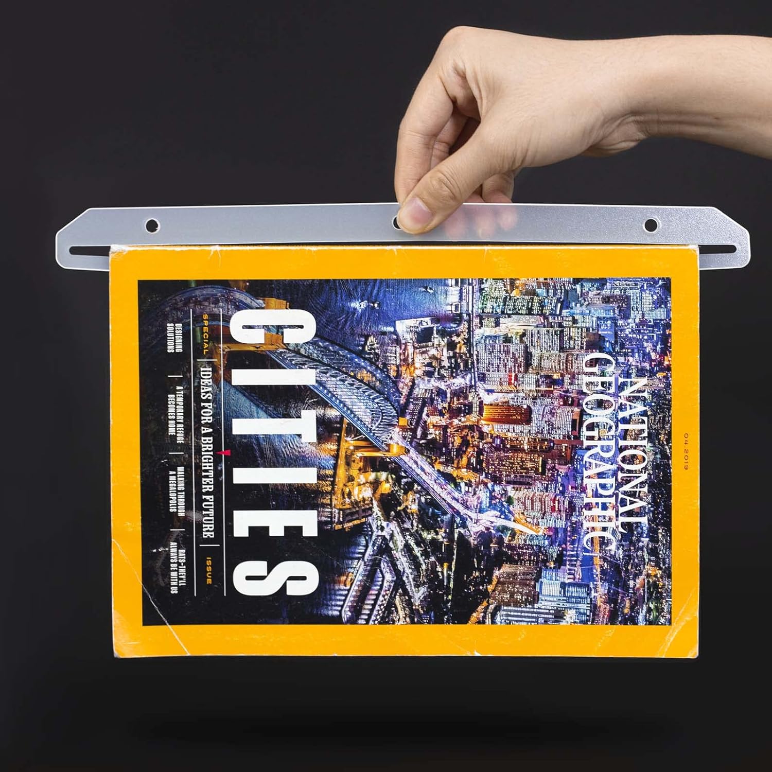 40Pcs 3 Hole Magazine Holders Organizer Strips