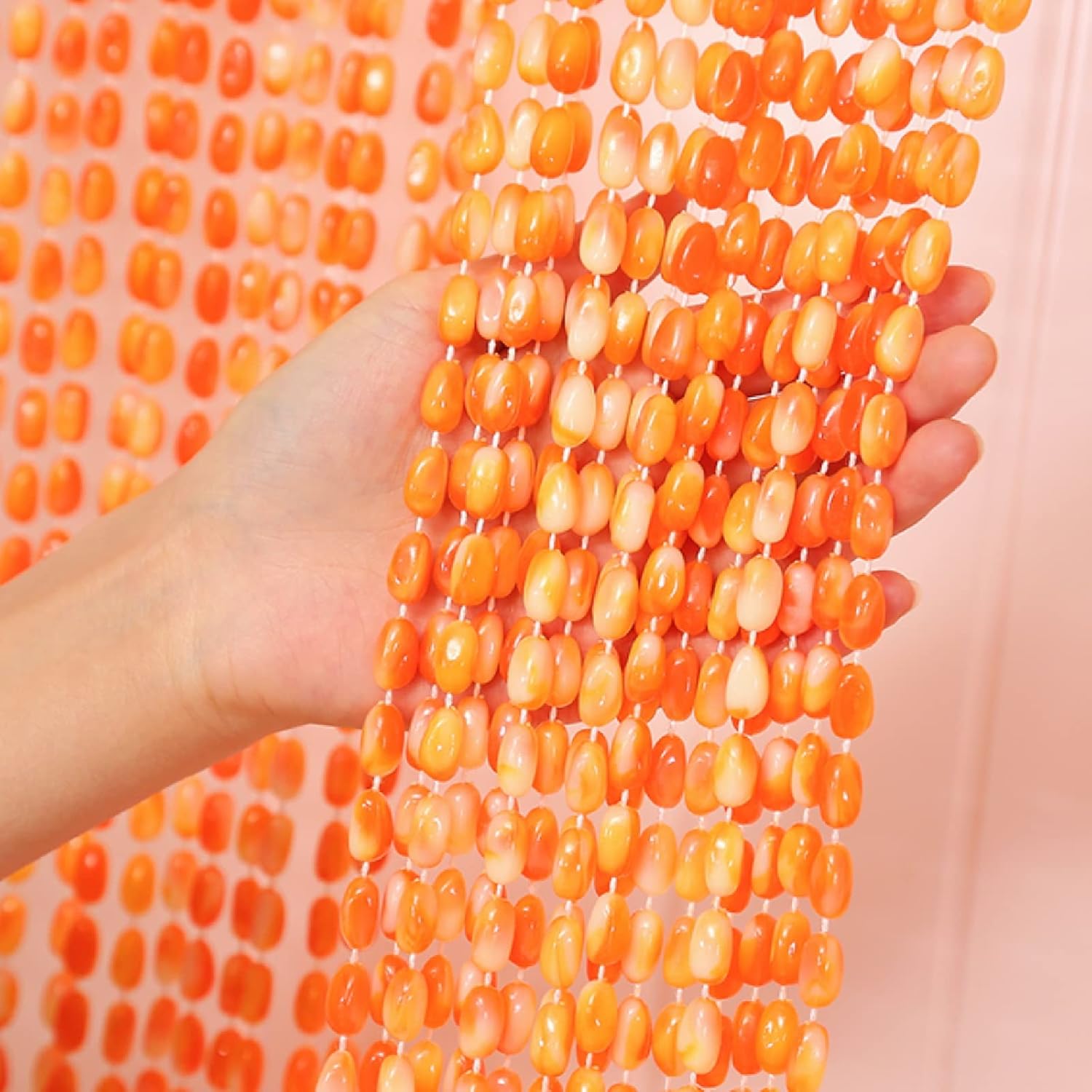 ZHANGQINGXIU Beaded Curtain Door Divider Wall Panel
