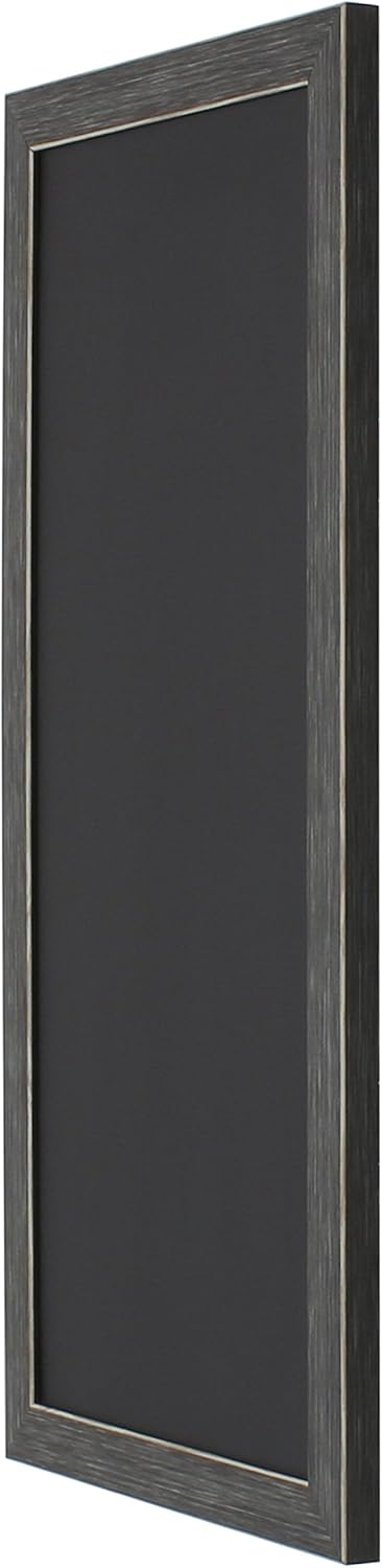 DesignOvation Wyeth Framed Chalkboard 13x26 Gray