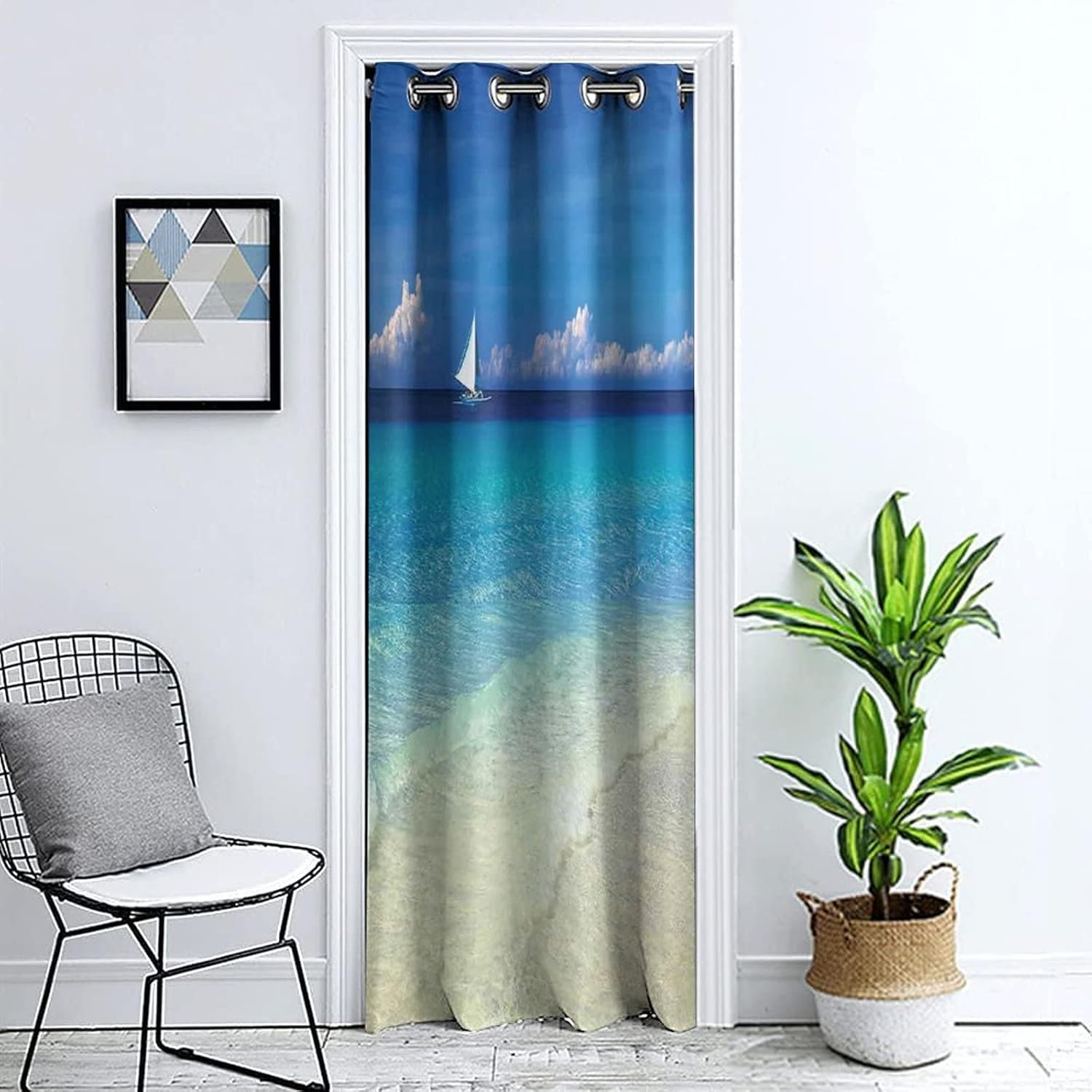 XISUNYA Door Curtain for Privacy and Nautical Decor