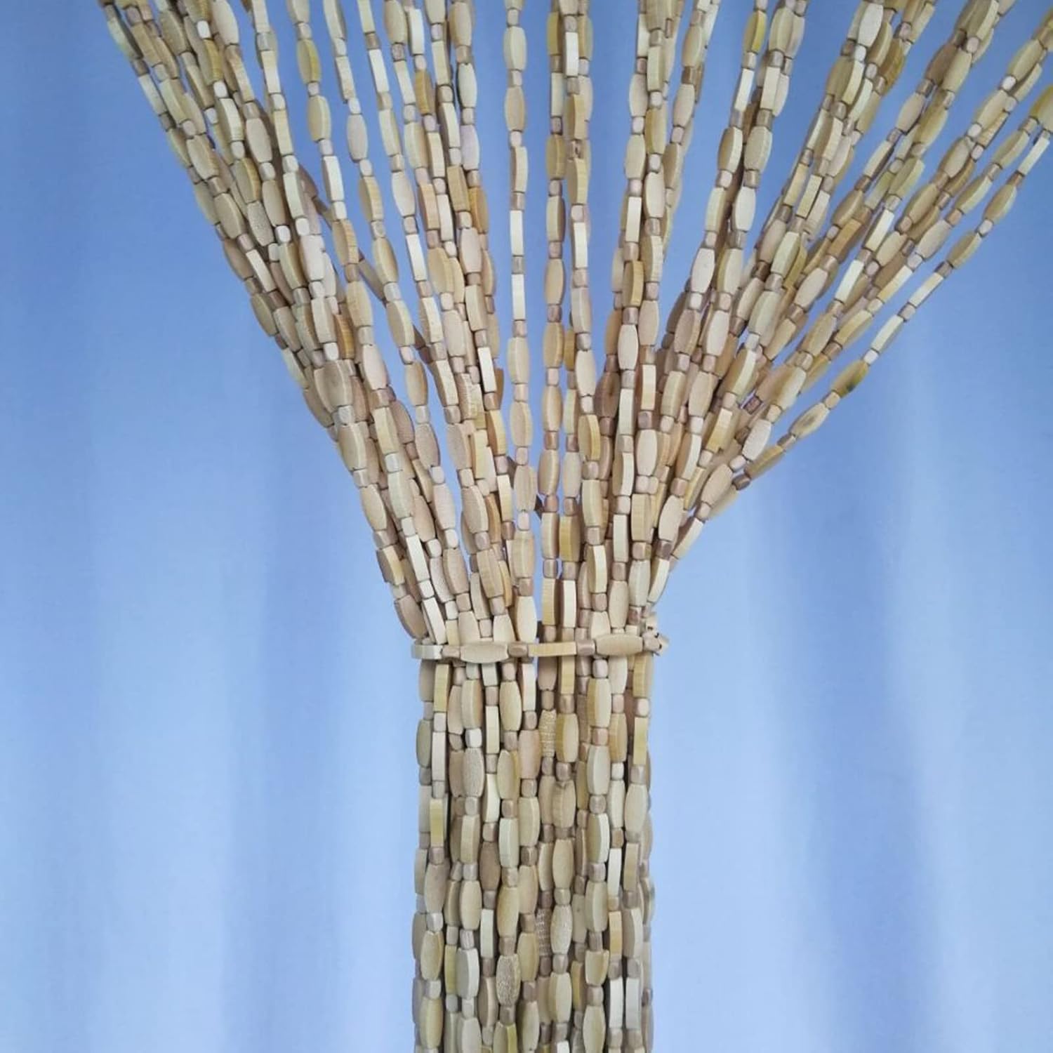 Bamboo Beaded Door Curtain for Living Room Entryway