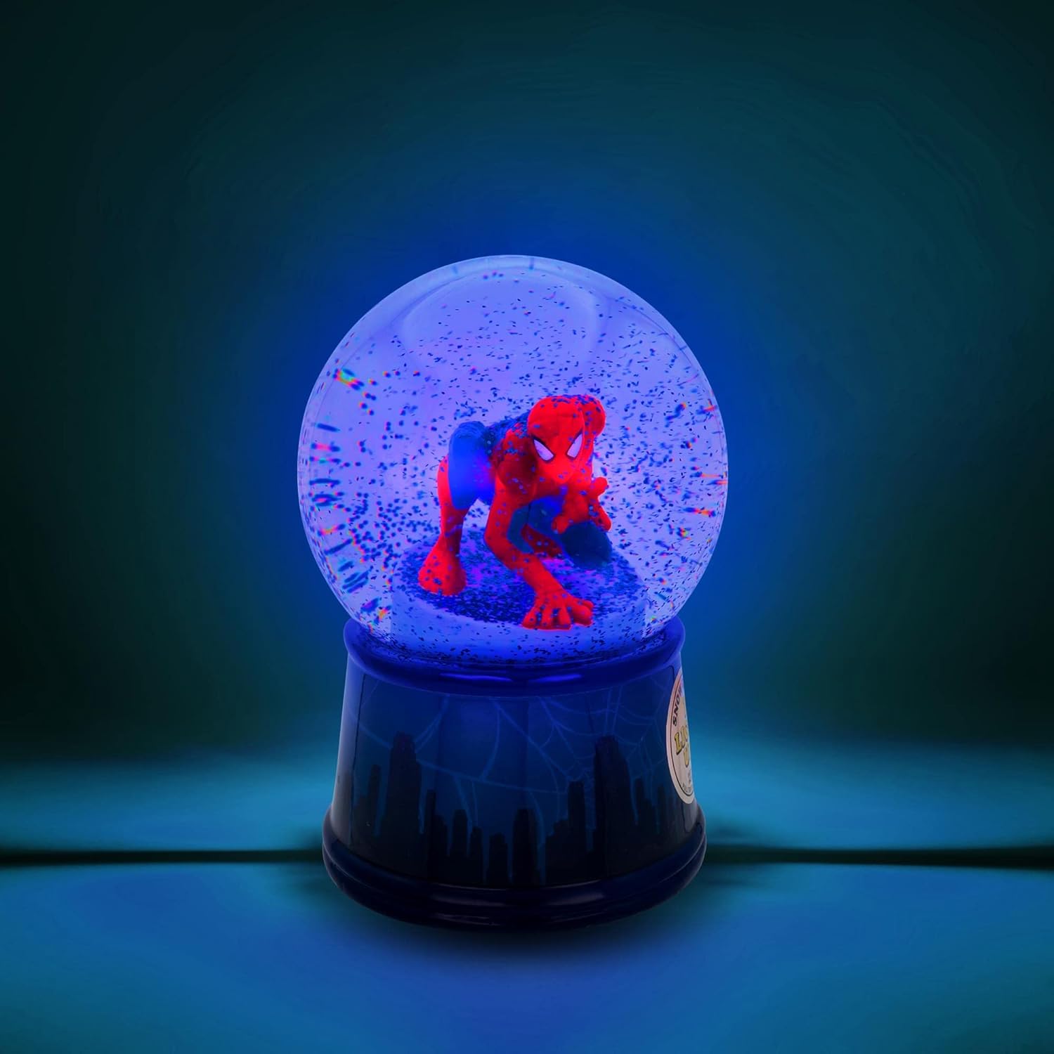 Marvel Spider-Man New York Skyline Light-Up Snow Globe