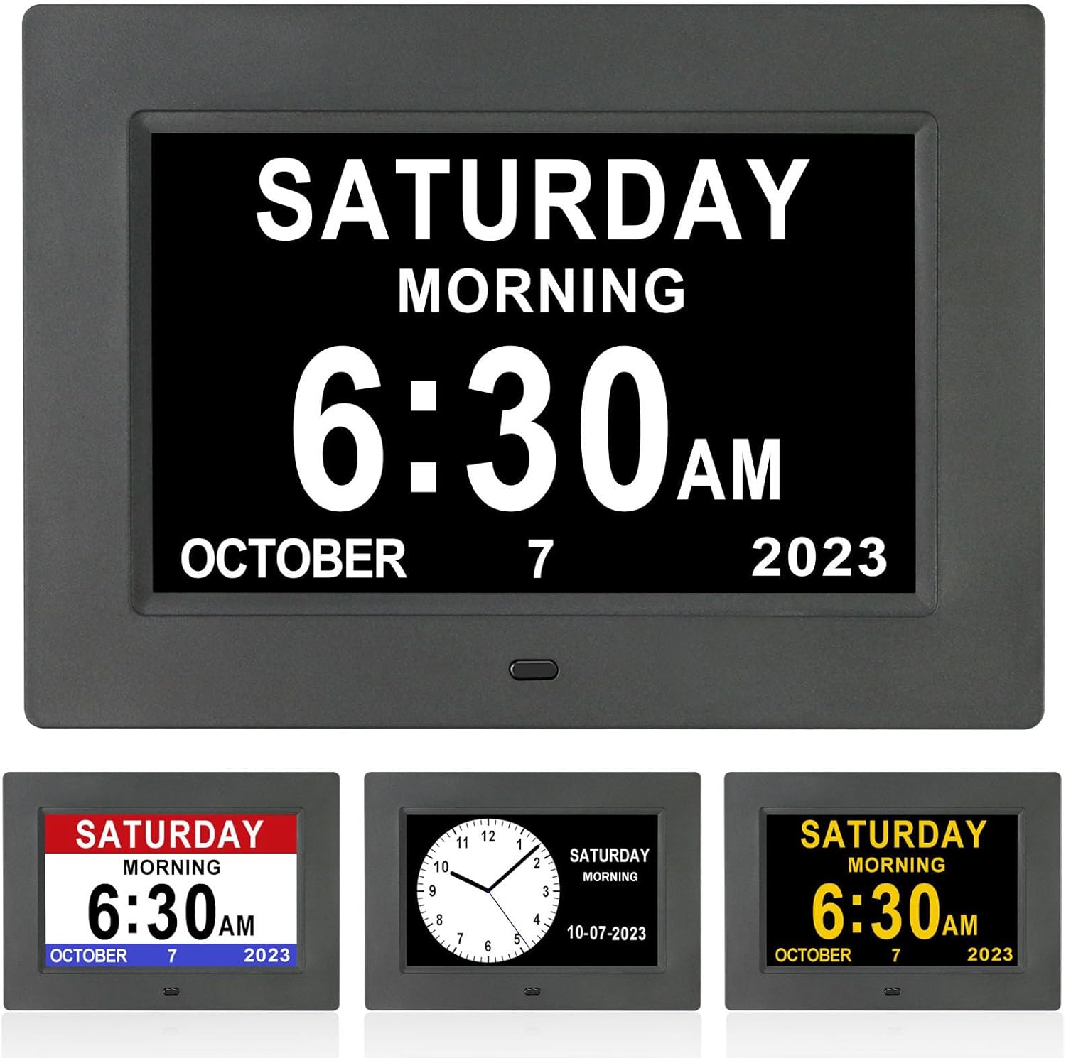 SSINI 7 Digital Clock with Day Date and 12 Alarms