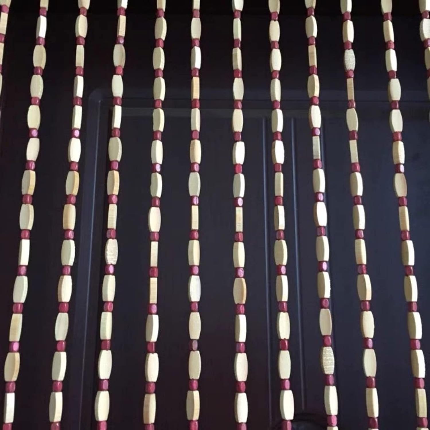 Bamboo Beaded Curtain for Doorway Partition Decor