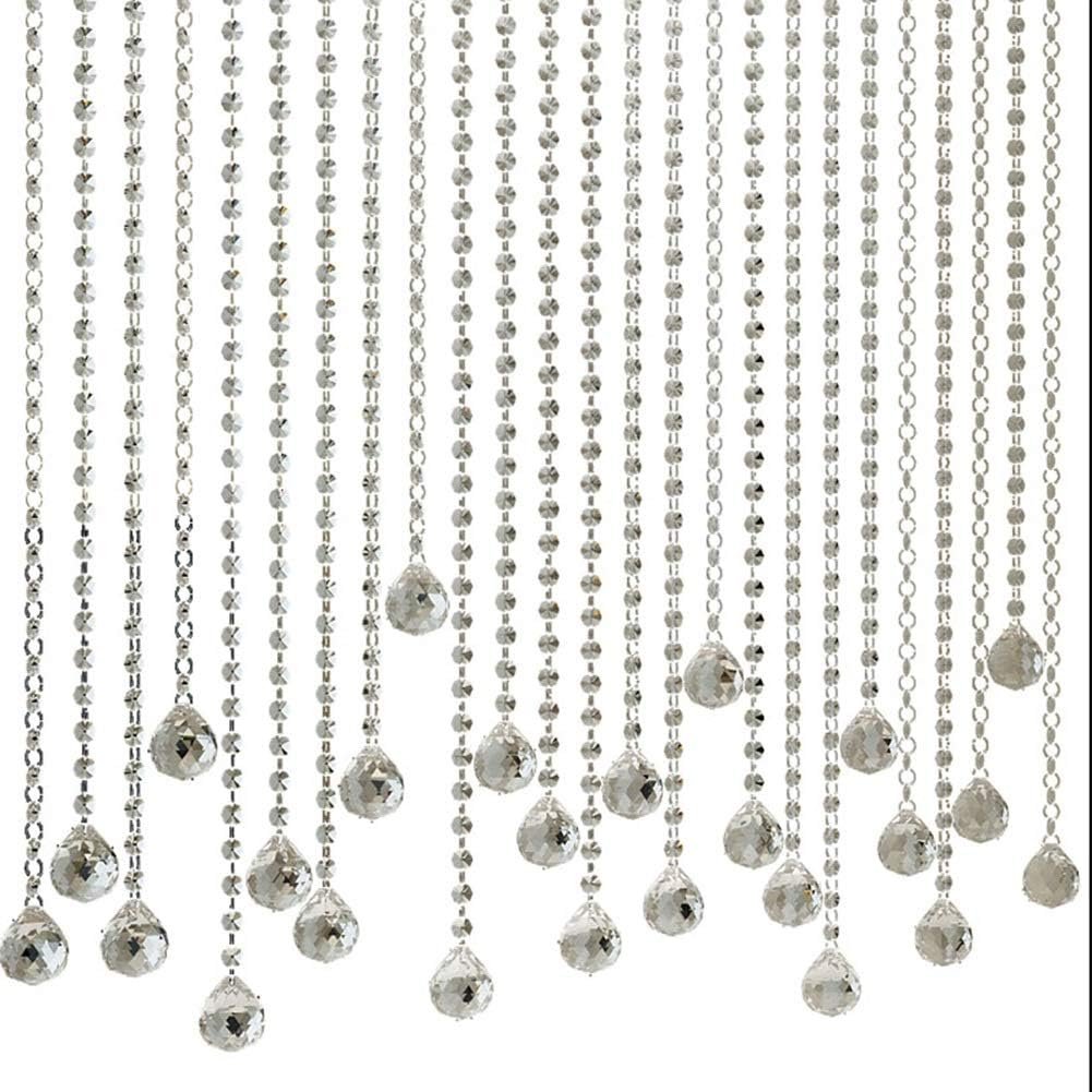 Crystal Beaded Curtain for Decor and Lighting